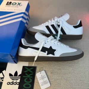 adidas Samba Bape White Black Gum