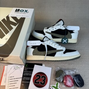 Jordan 1 Retro Low OG SP Travis Scott Olive