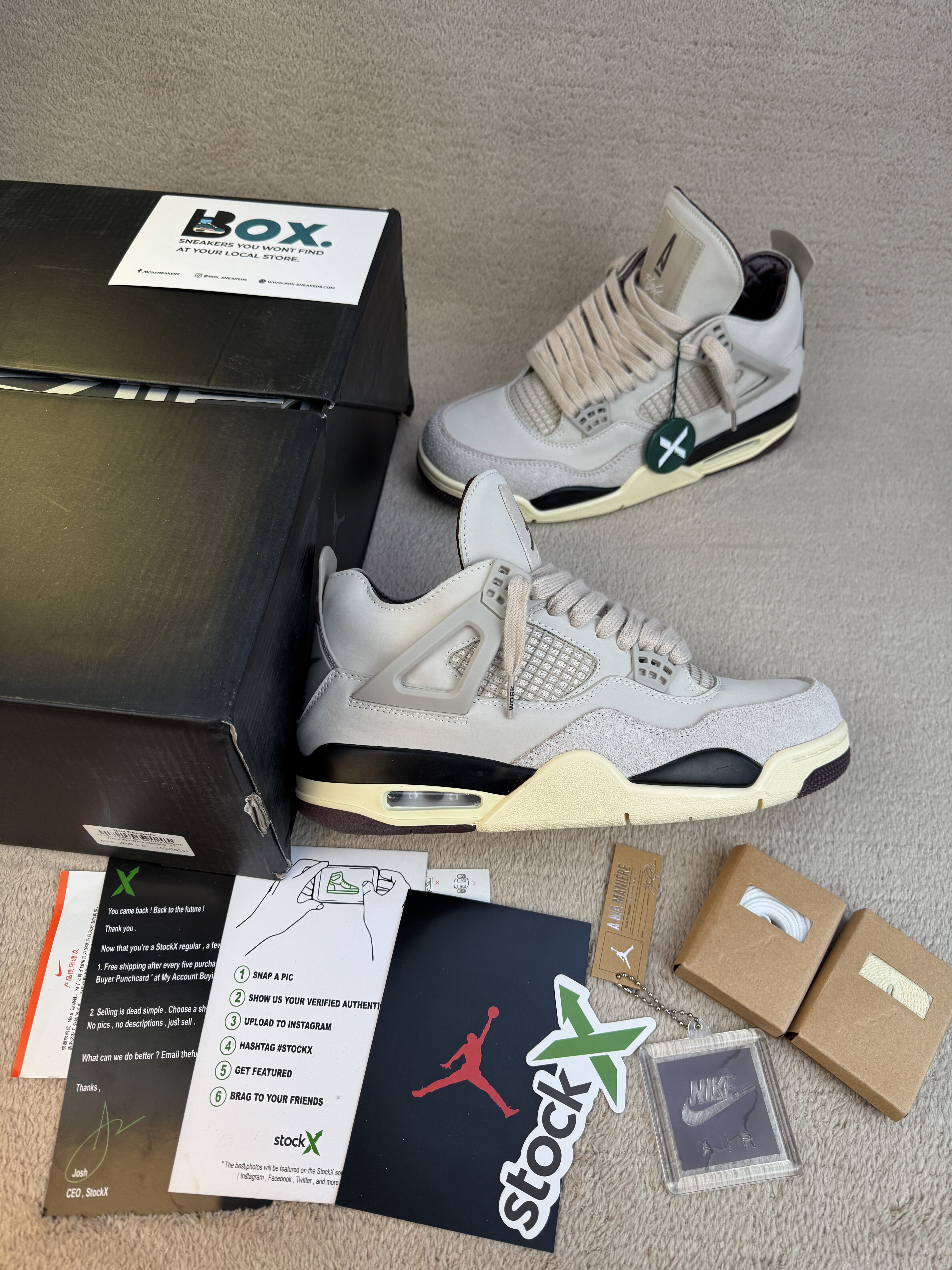 Jordan 4 Retro OG SP A Ma Maniére While You Were Sleeping - Image 2