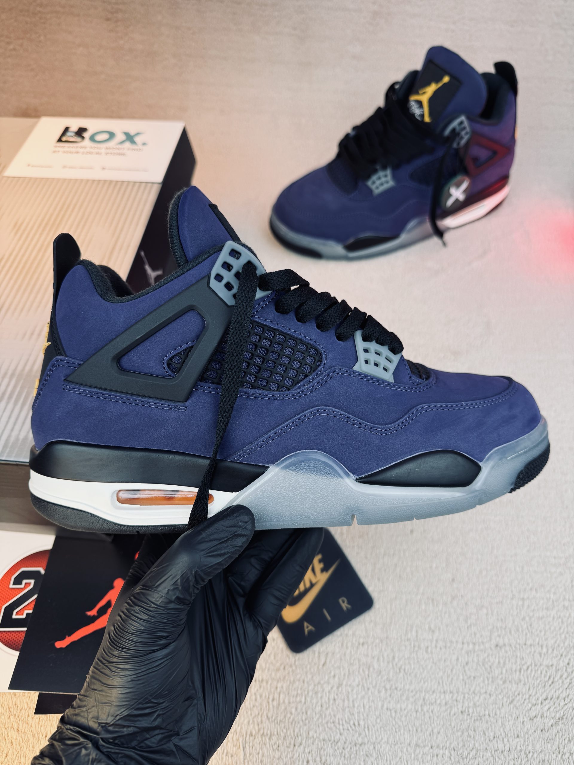 Jordan 4 Retro Lakers - Image 3