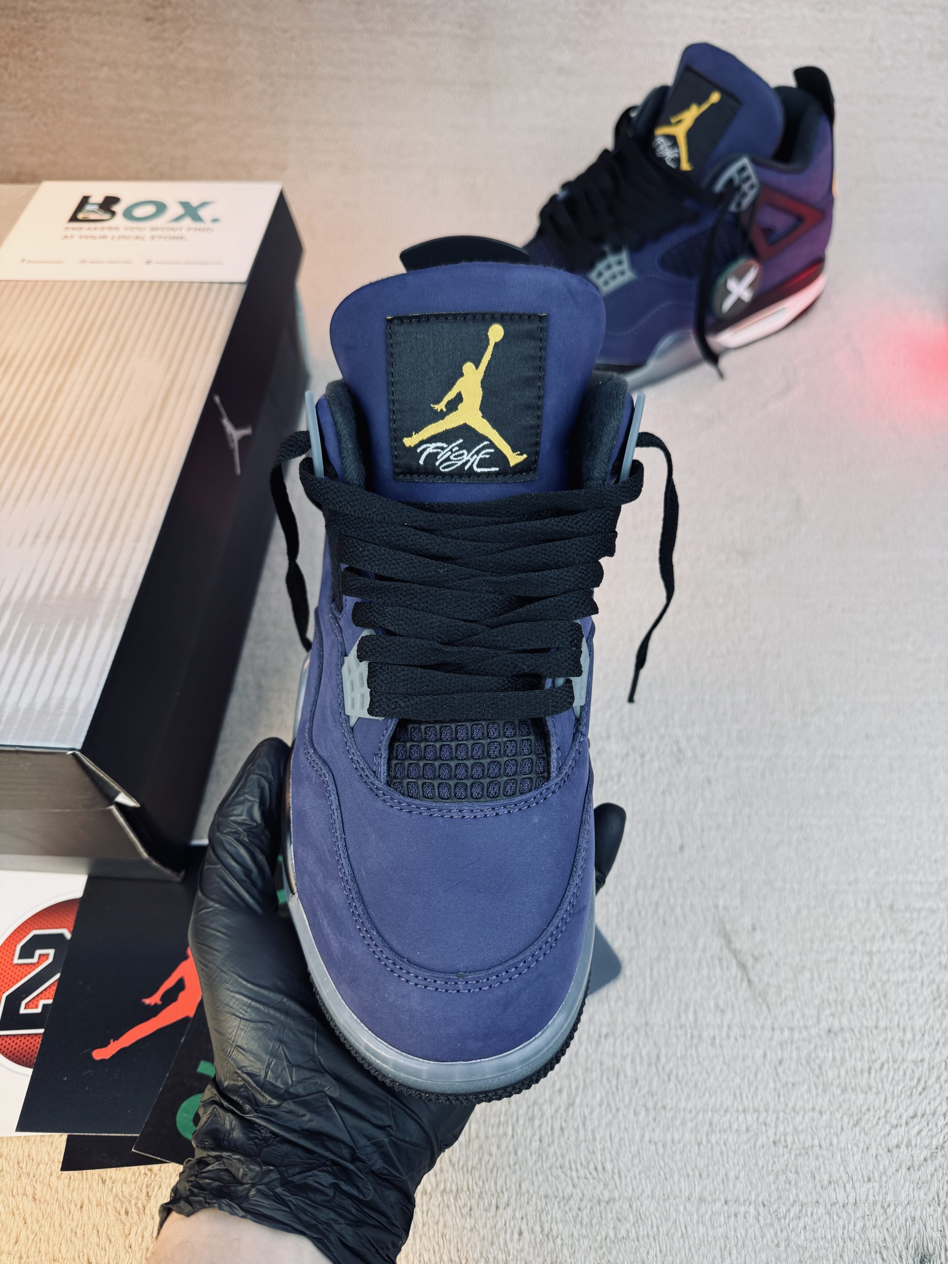 Jordan 4 Retro Lakers - Image 9