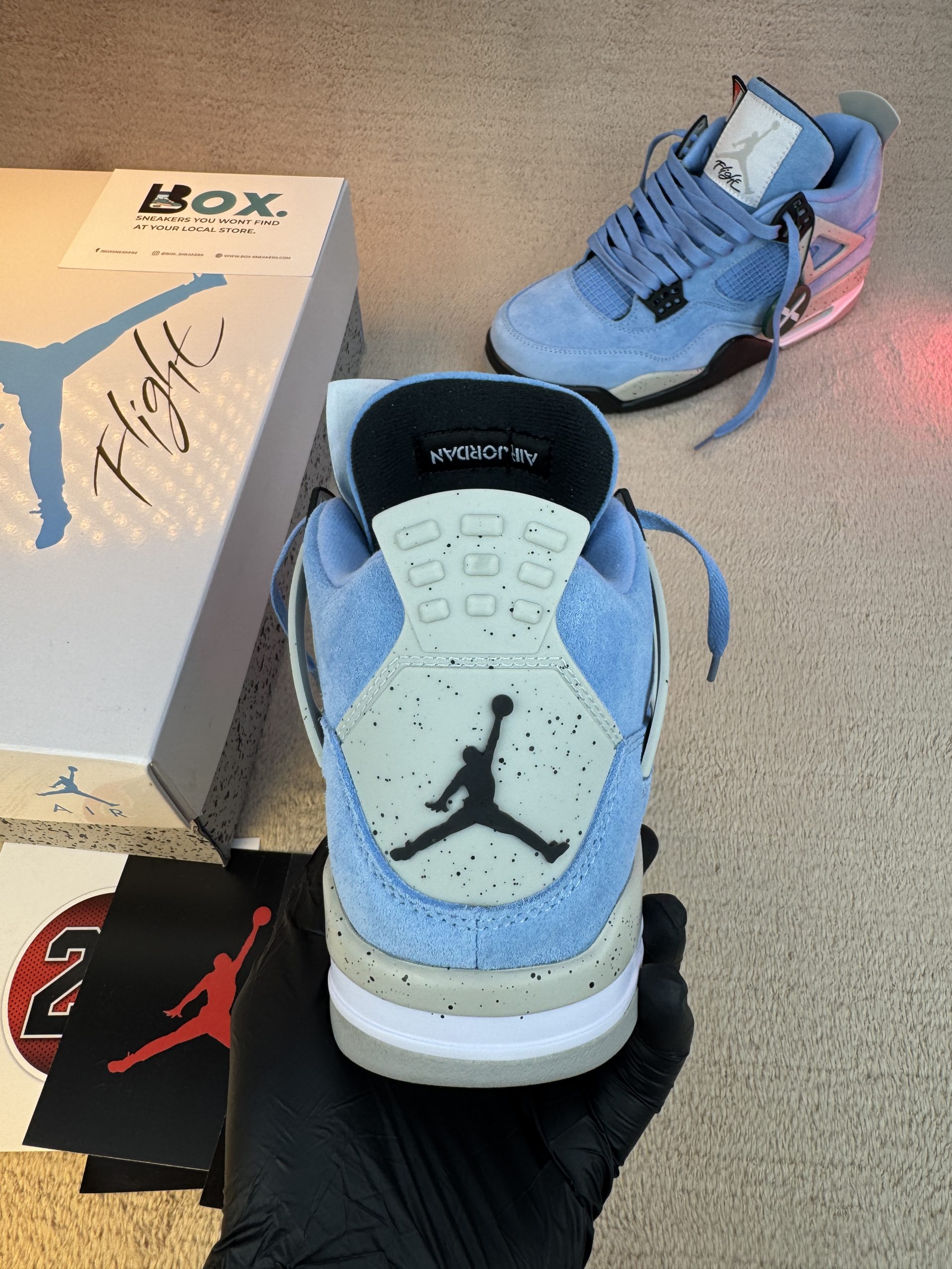 Jordan 4 Retro University Blue - Image 12