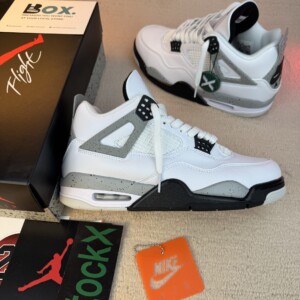 Jordan 4 Retro White Cement