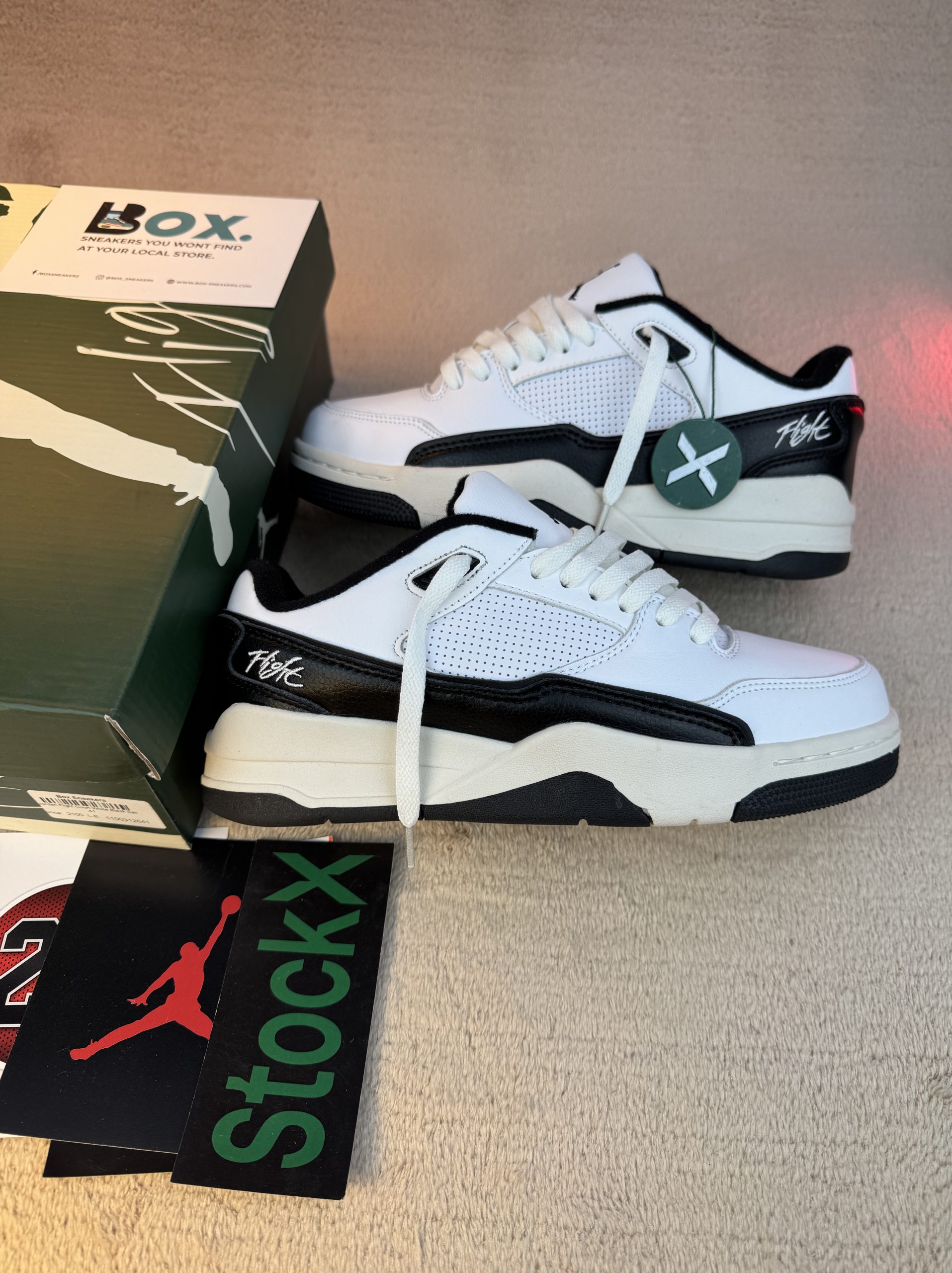 Jordan Flight Court White Black Sail - Image 2