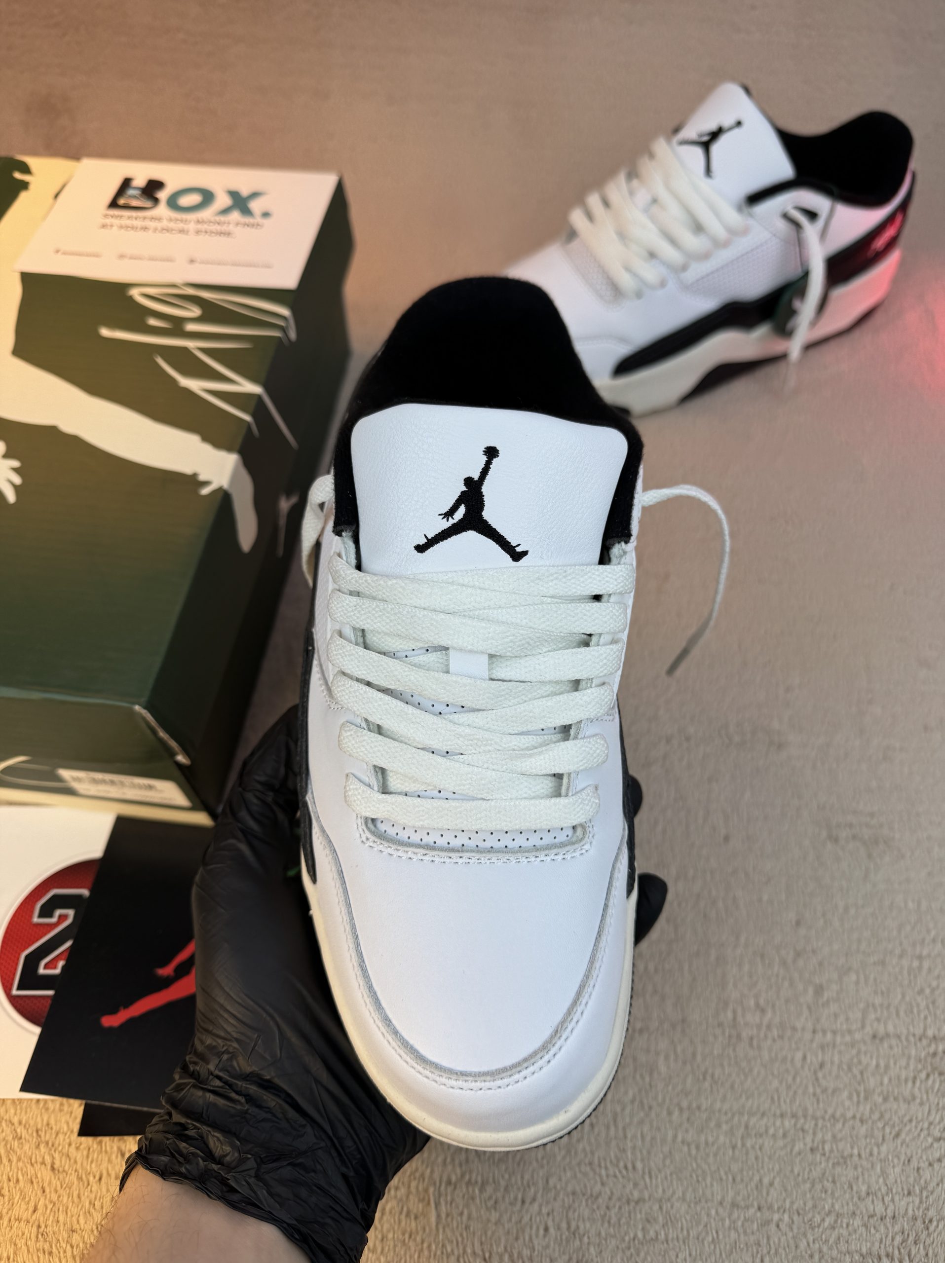 Jordan Flight Court White Black Sail - Image 8