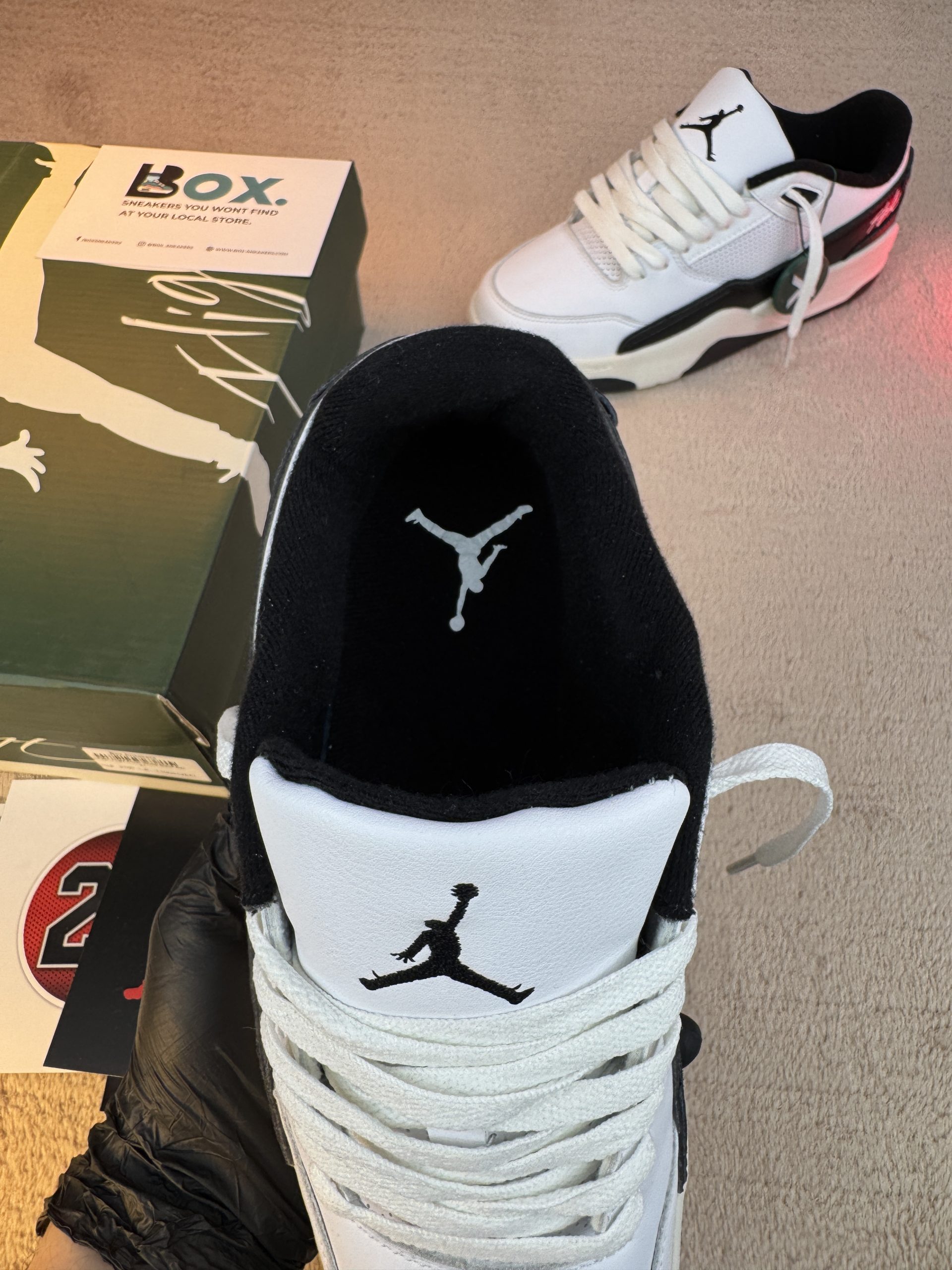 Jordan Flight Court White Black Sail - Image 9
