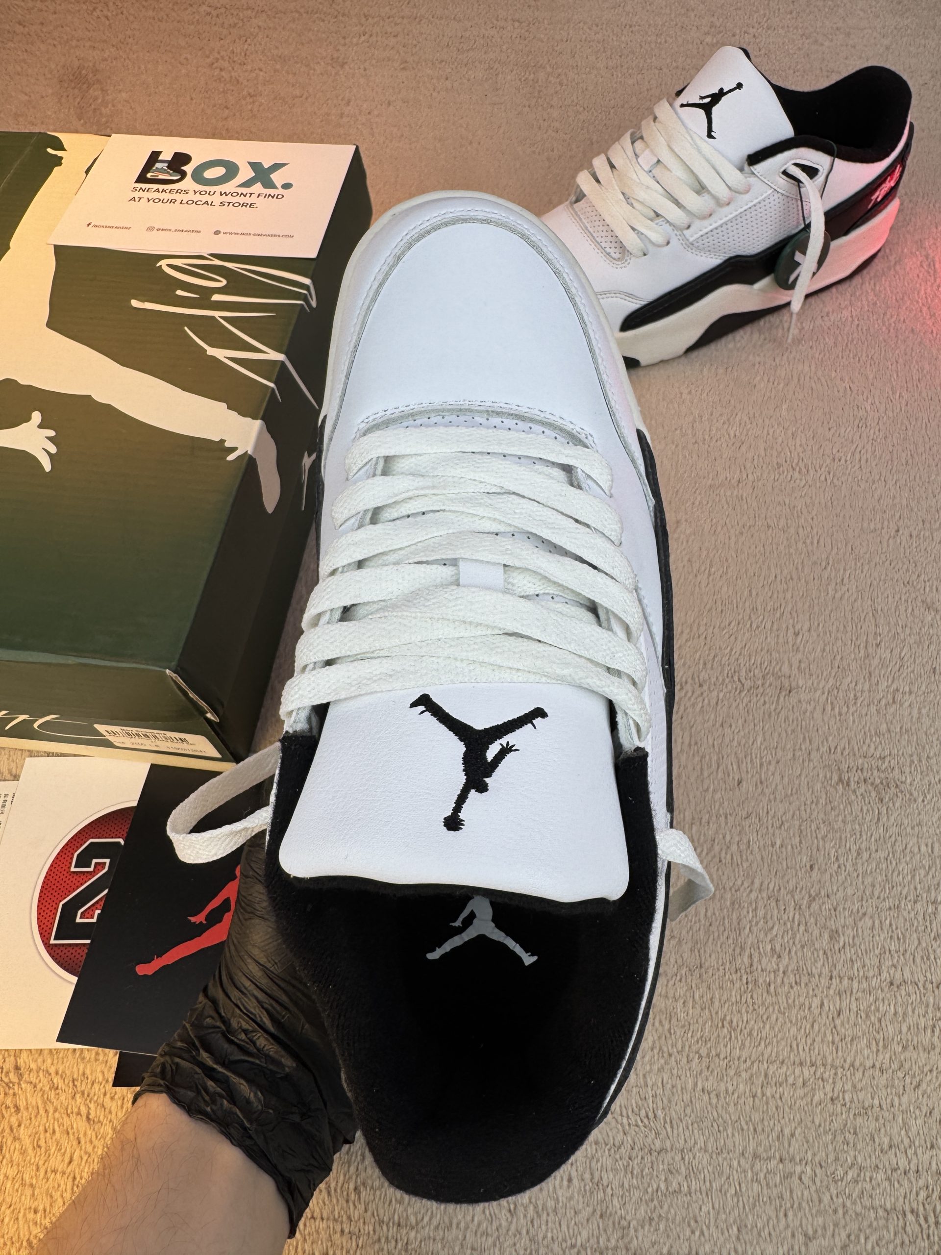 Jordan Flight Court White Black Sail - Image 11
