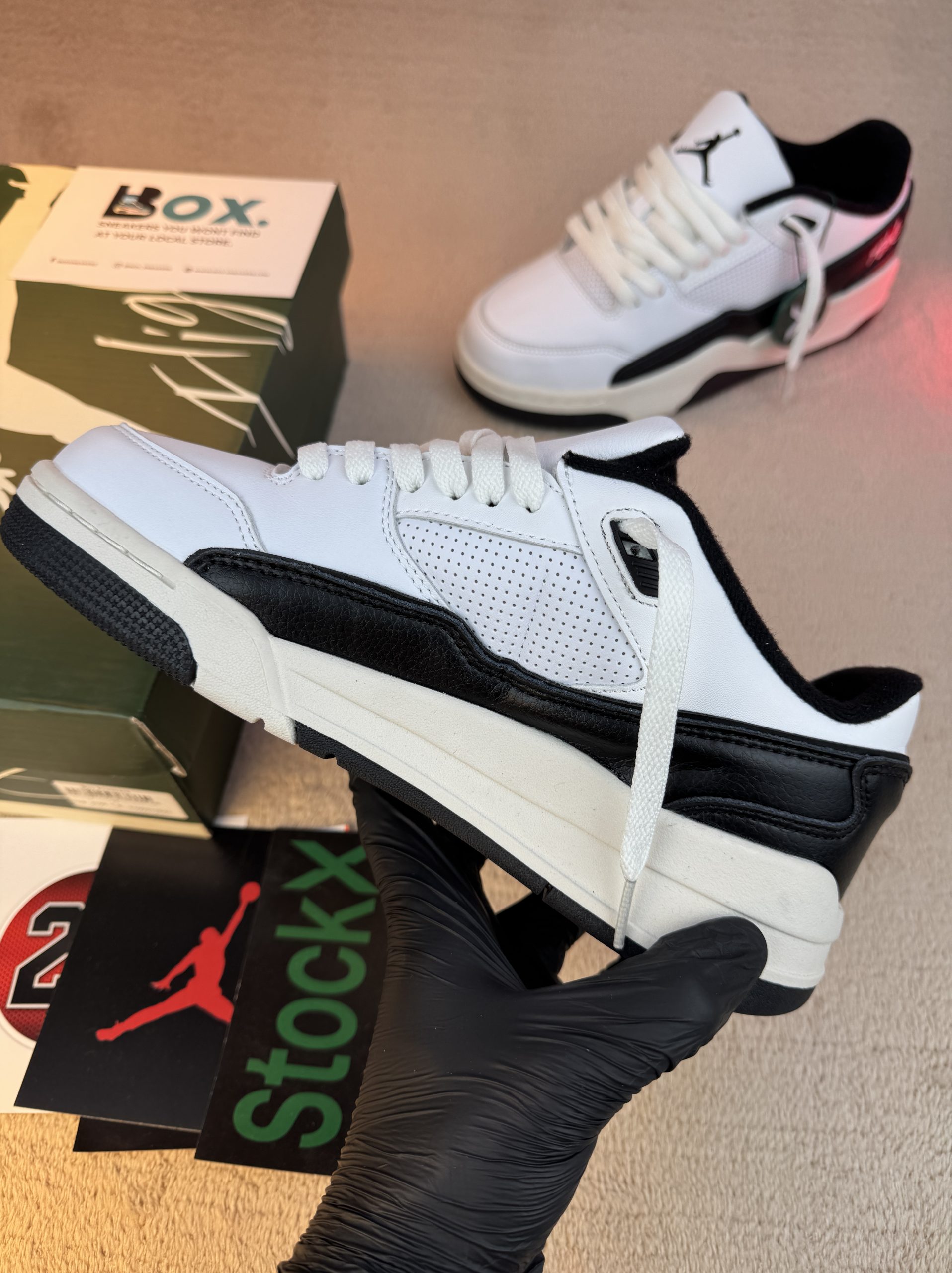 Jordan Flight Court White Black Sail - Image 12
