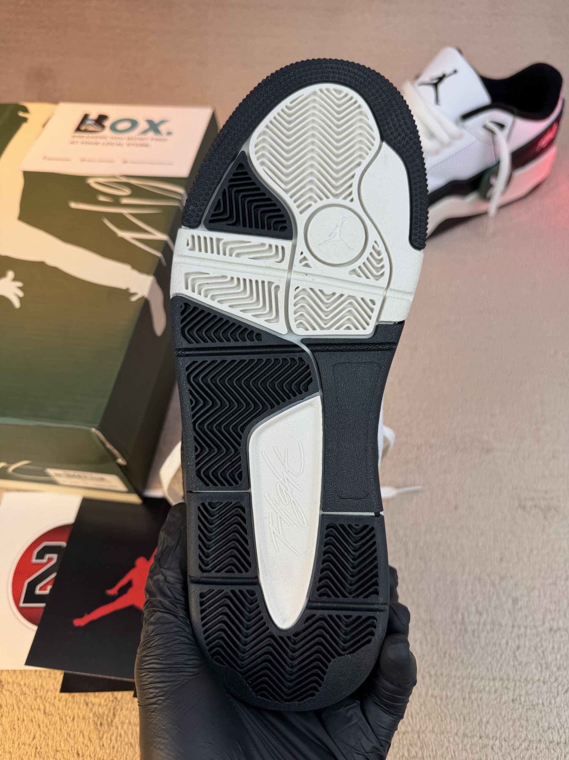 Jordan Flight Court White Black Sail - Image 13
