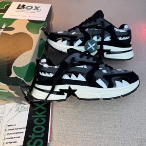 A Bathing Ape Shark Sta #1 Black