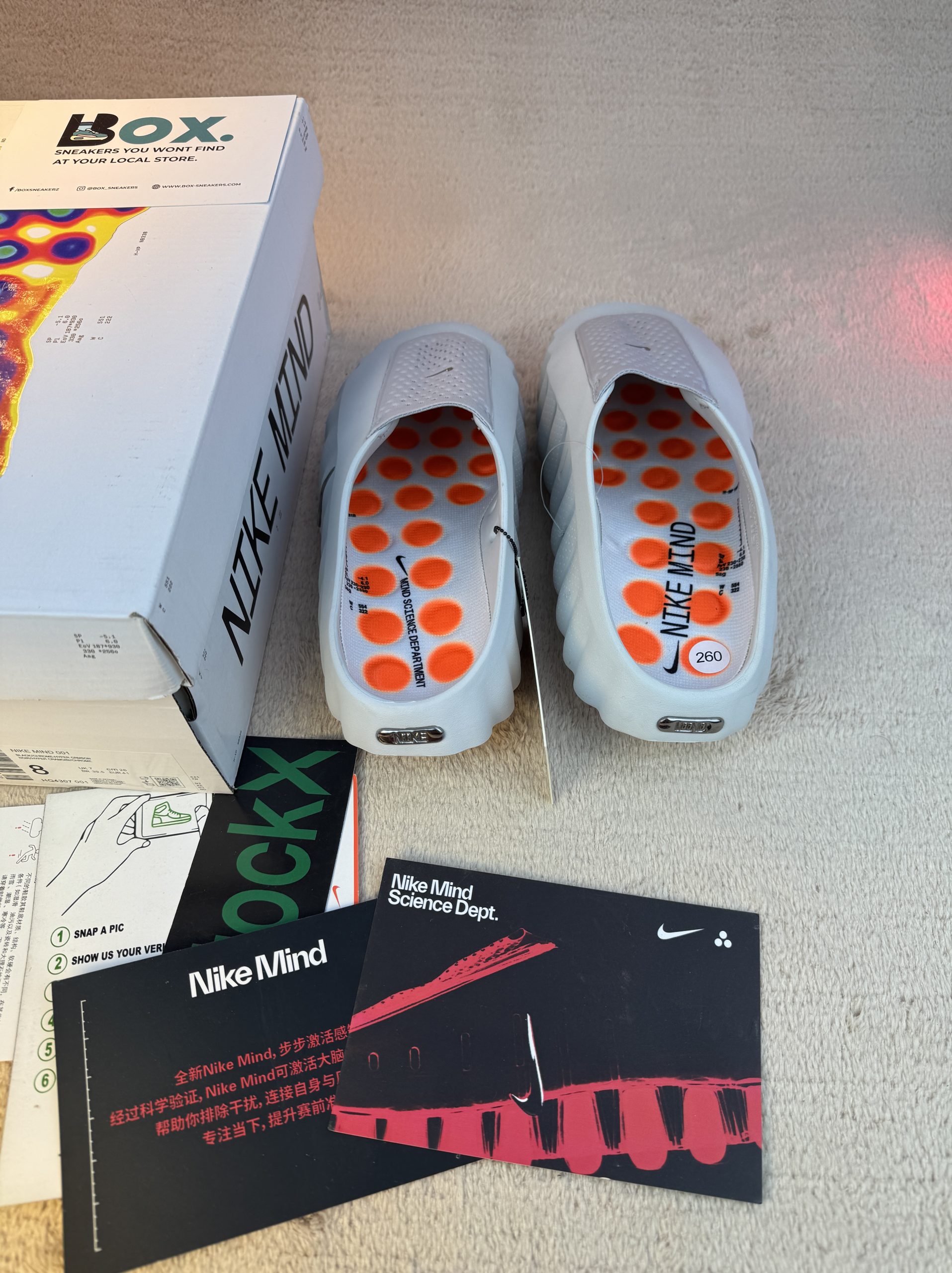 Nike Mind 001 Slide Light Smoke Grey - Image 17