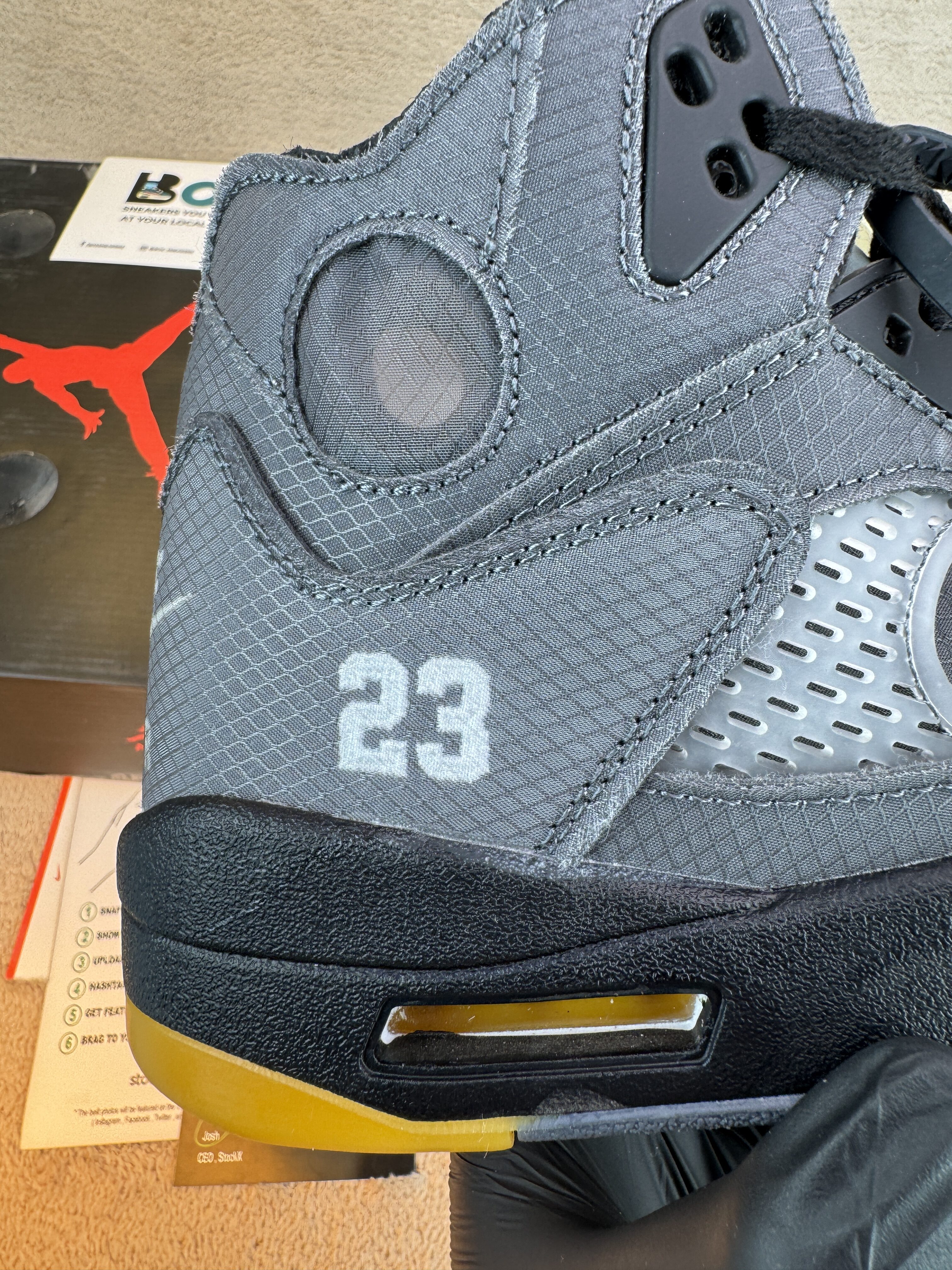 Jordan 5 Retrp SP X Off-White Mid Mulisn - Image 5