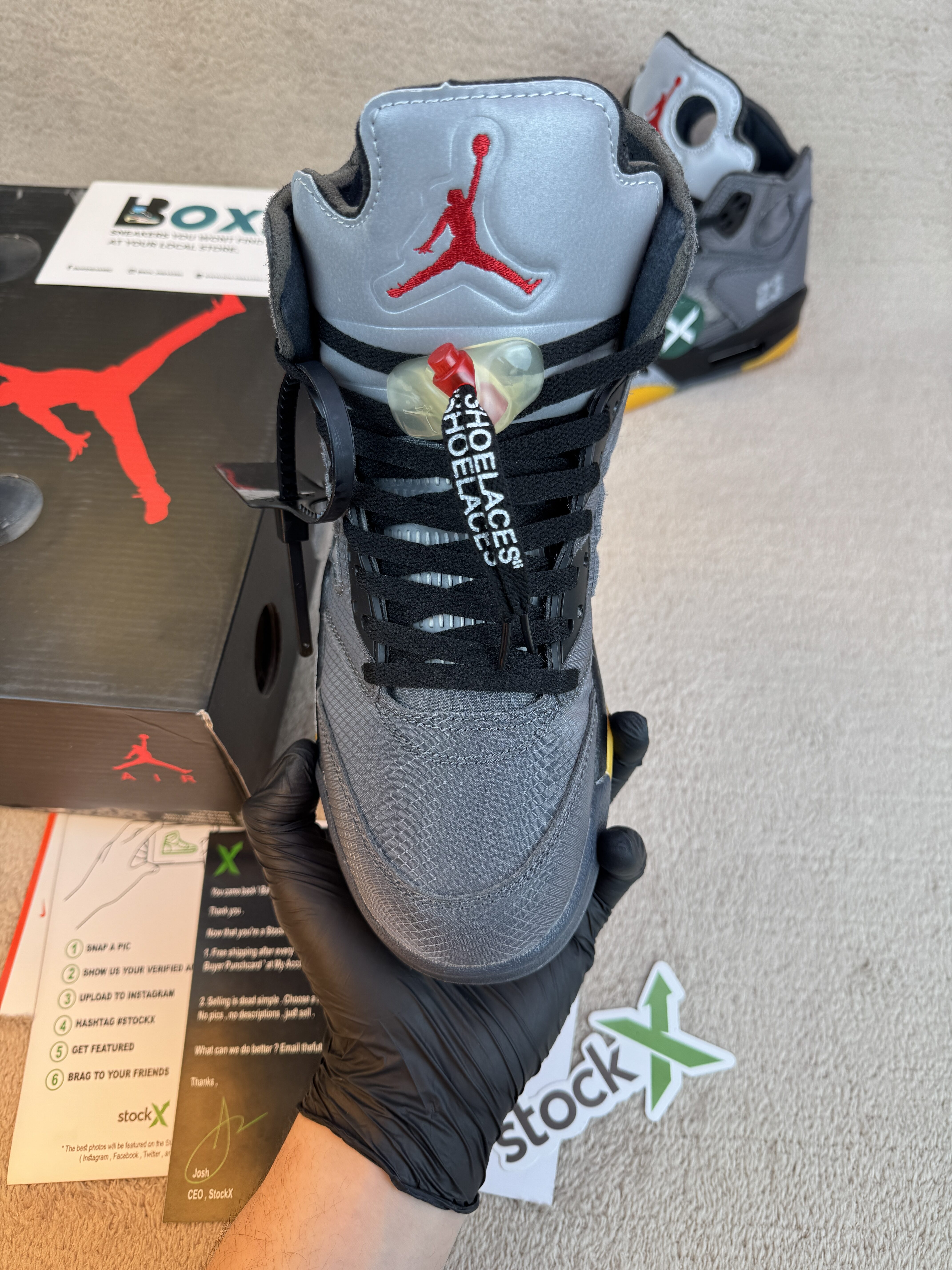Jordan 5 Retrp SP X Off-White Mid Mulisn - Image 10