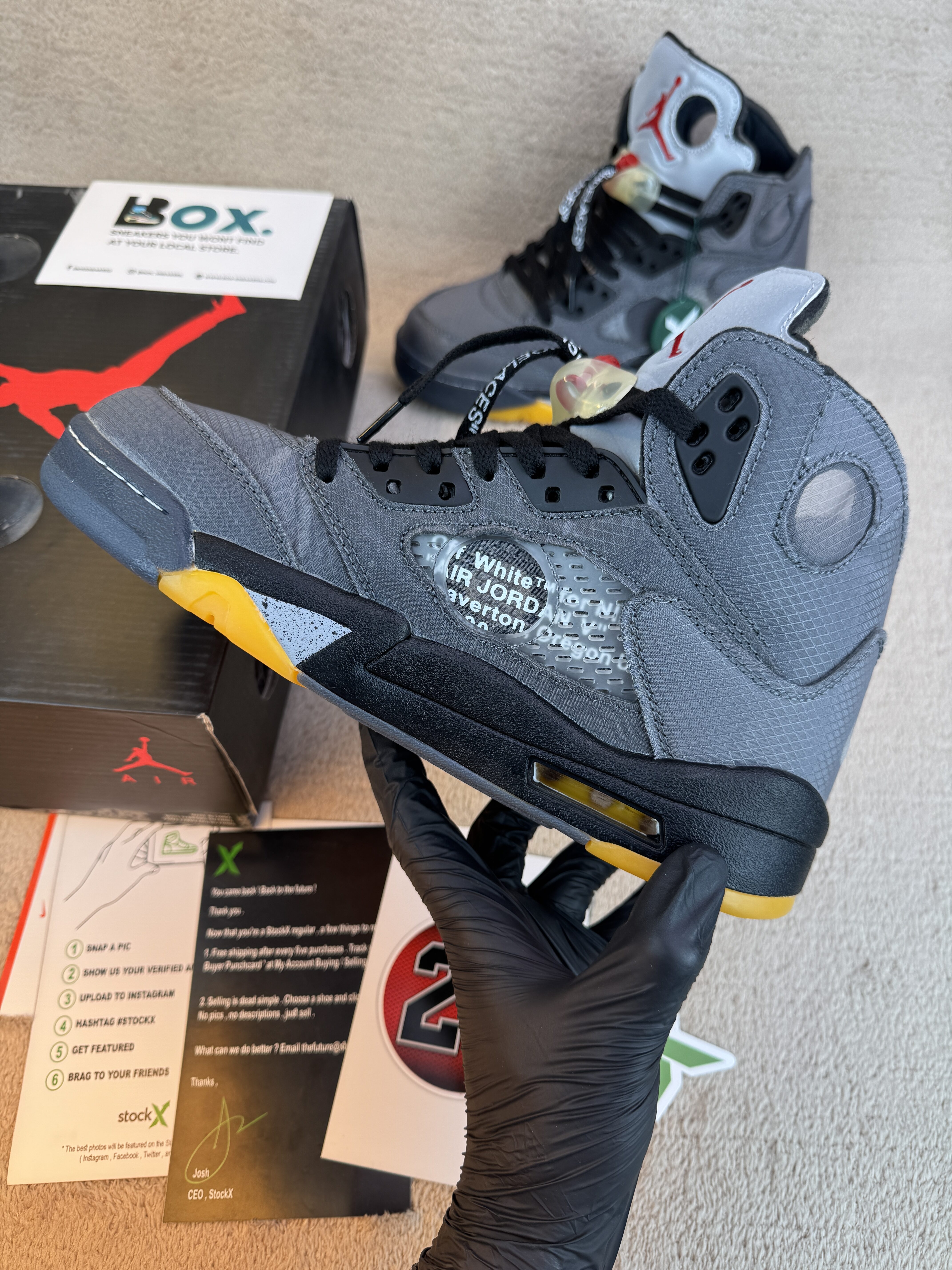 Jordan 5 Retrp SP X Off-White Mid Mulisn - Image 13