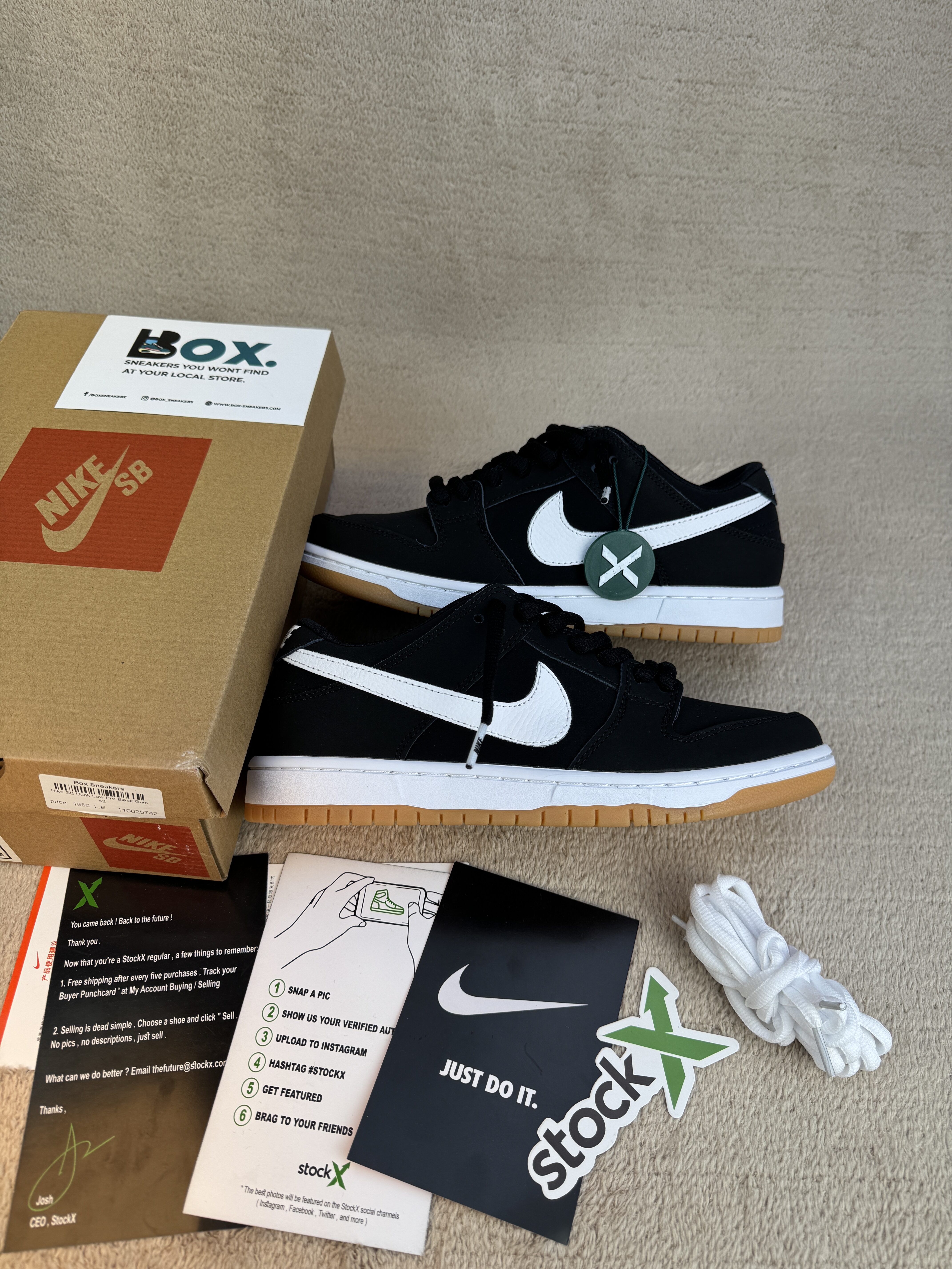 Nike SB Dunk Low SB 'Black Gum' - Image 2