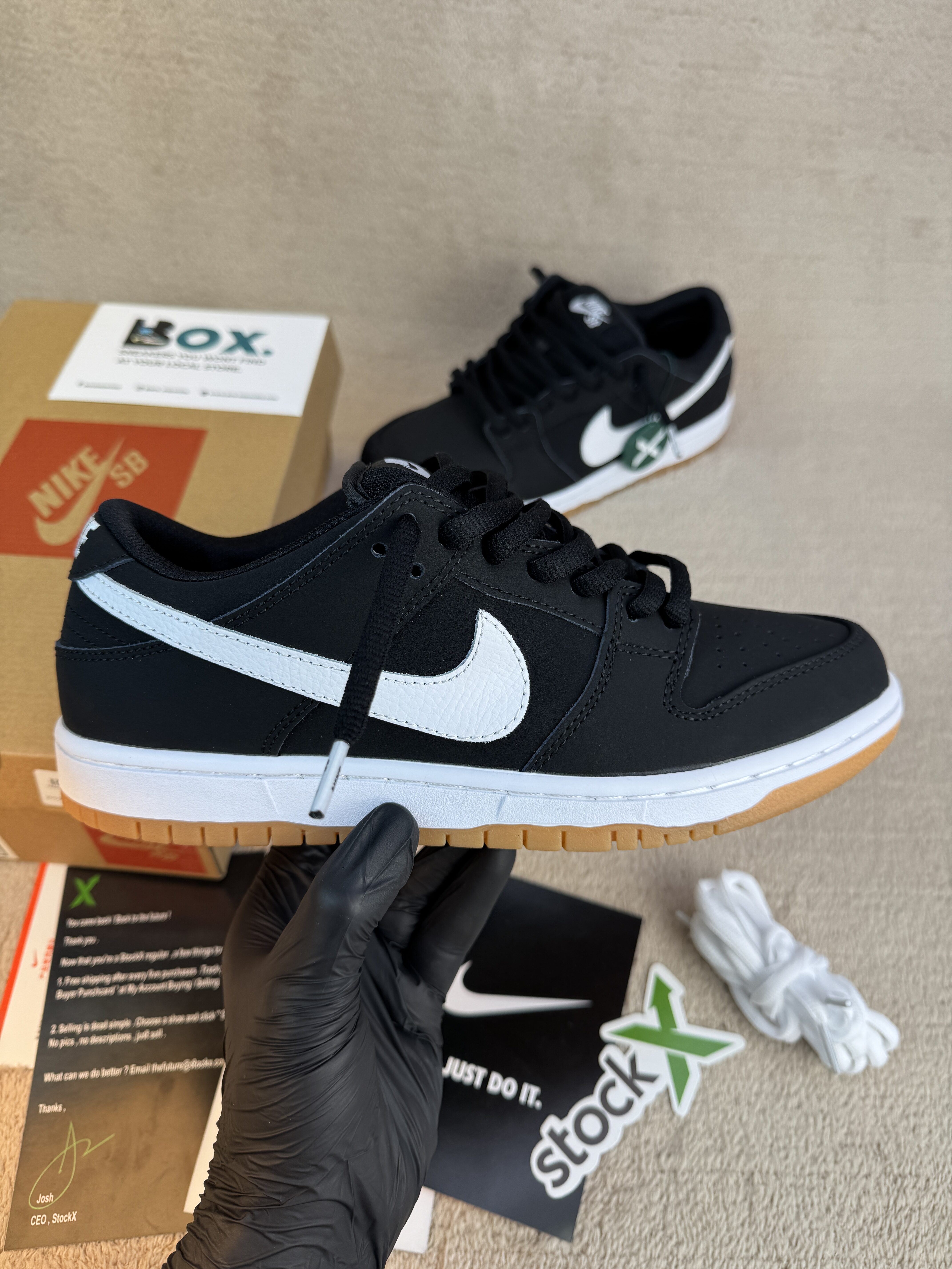 Nike SB Dunk Low SB 'Black Gum' - Image 3