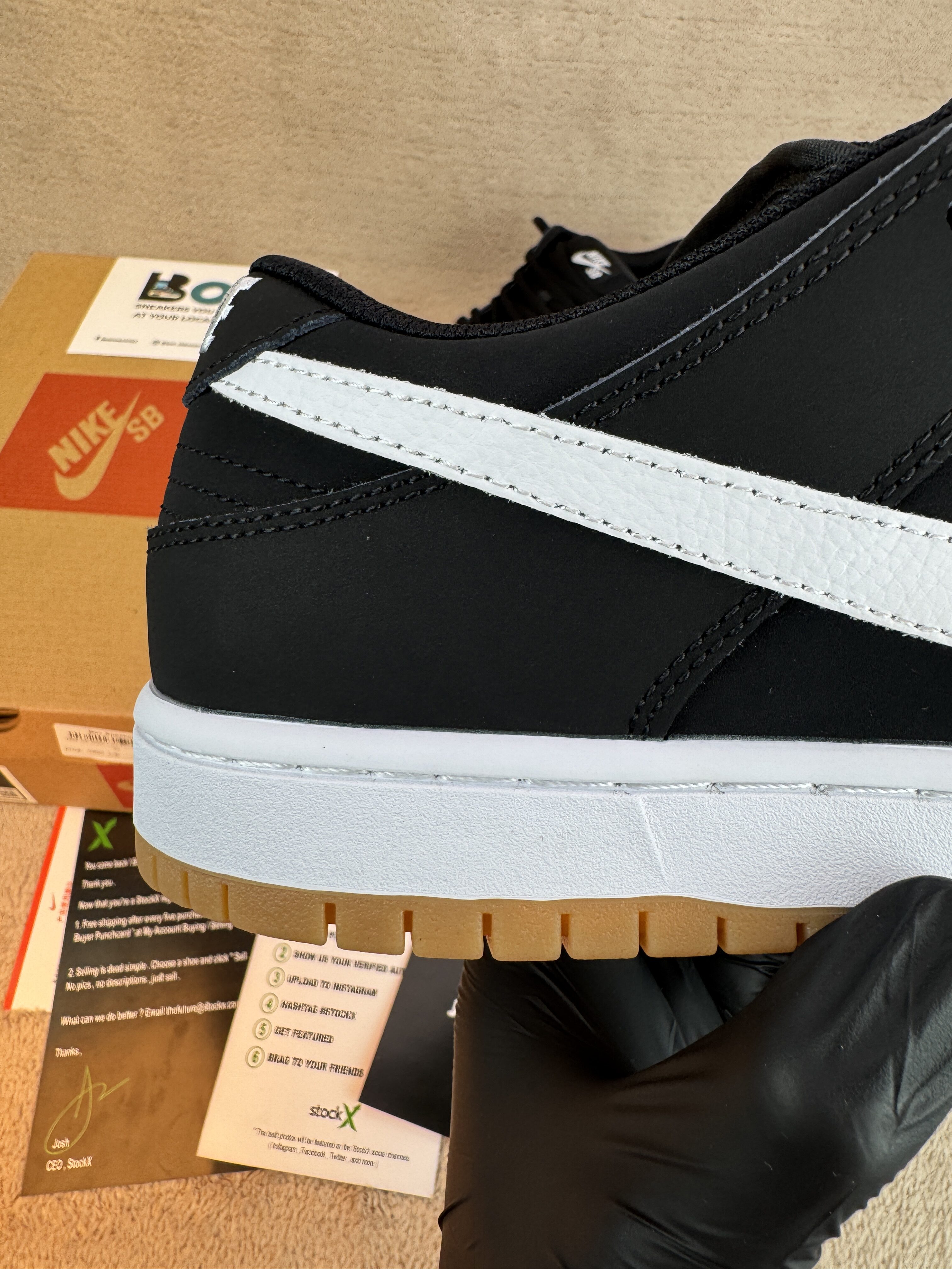 Nike SB Dunk Low SB 'Black Gum' - Image 4