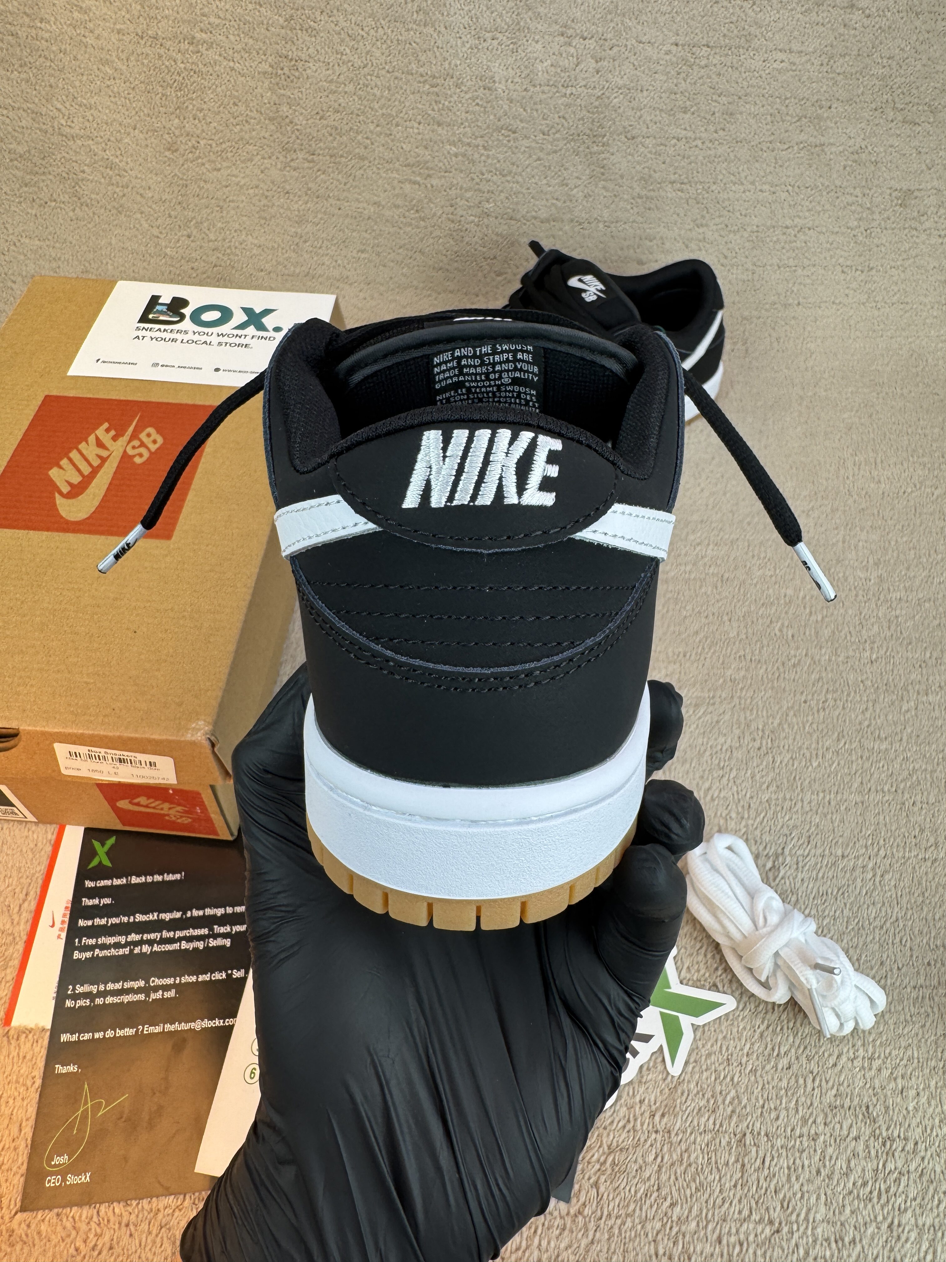Nike SB Dunk Low SB 'Black Gum' - Image 11