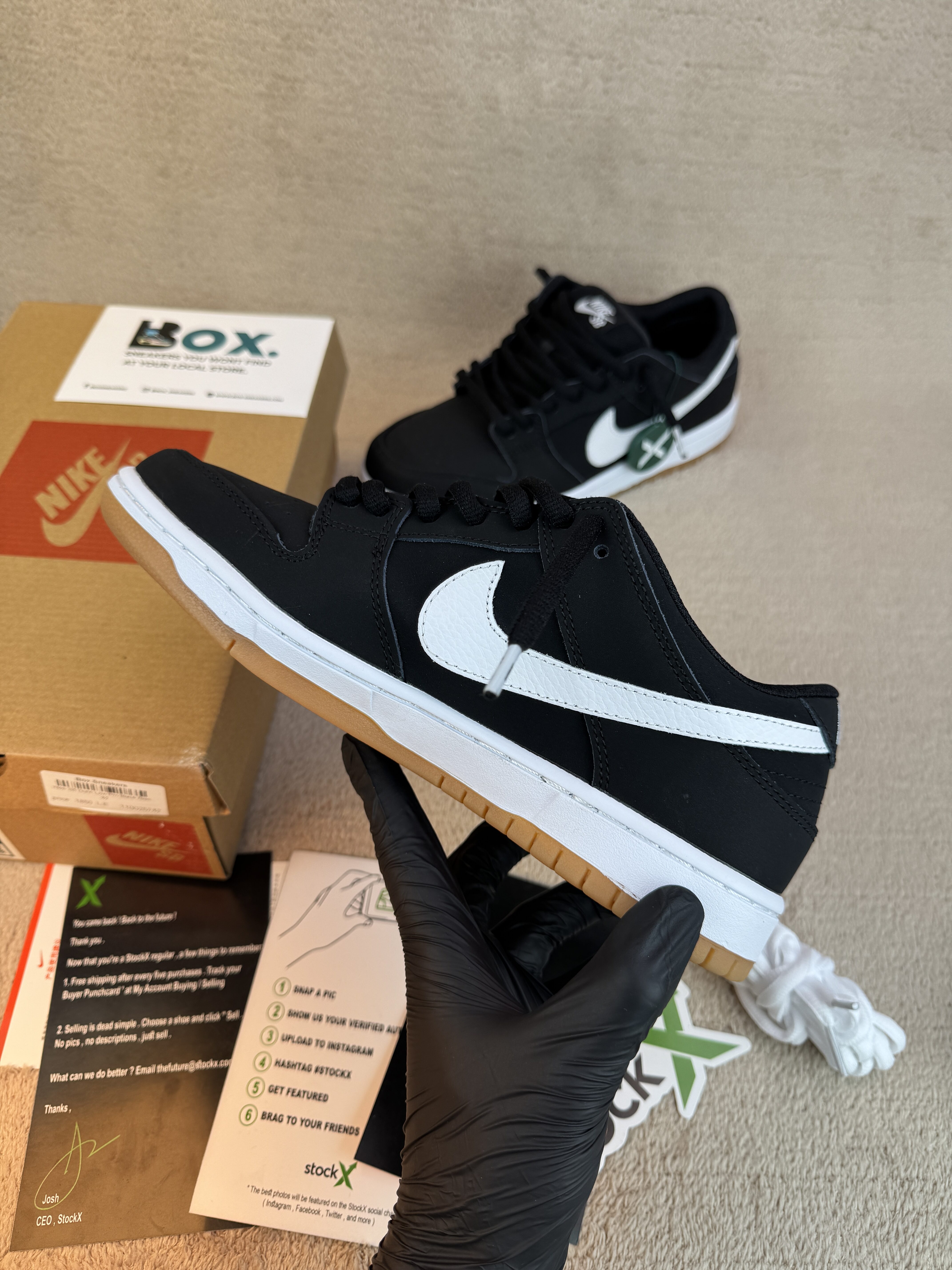 Nike SB Dunk Low SB 'Black Gum' - Image 12