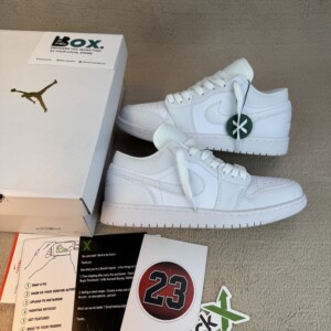 Jordan 1 Low Triple White
