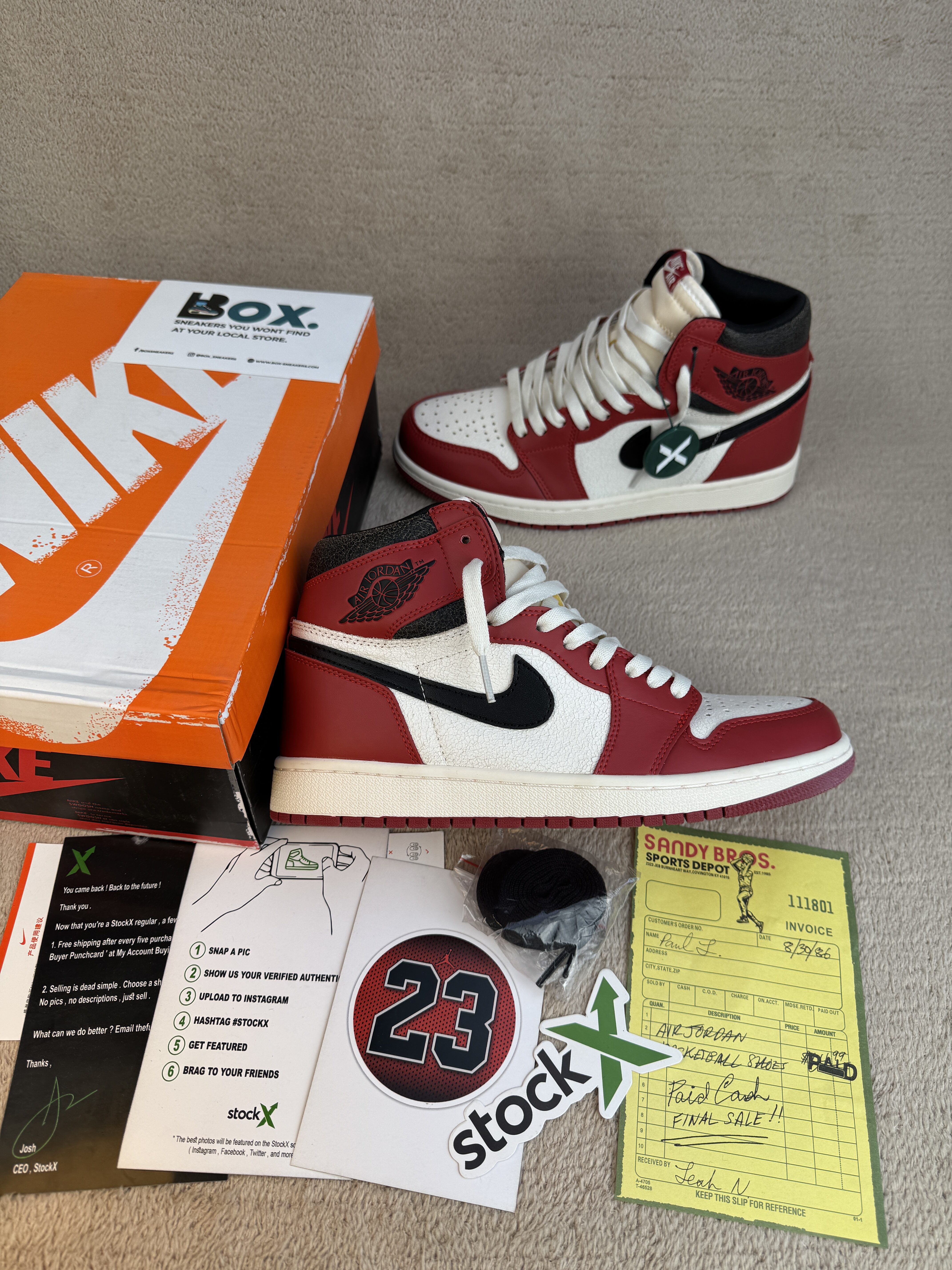 Jordan 1 Retro High OG Chicago Lost and Found - Image 2