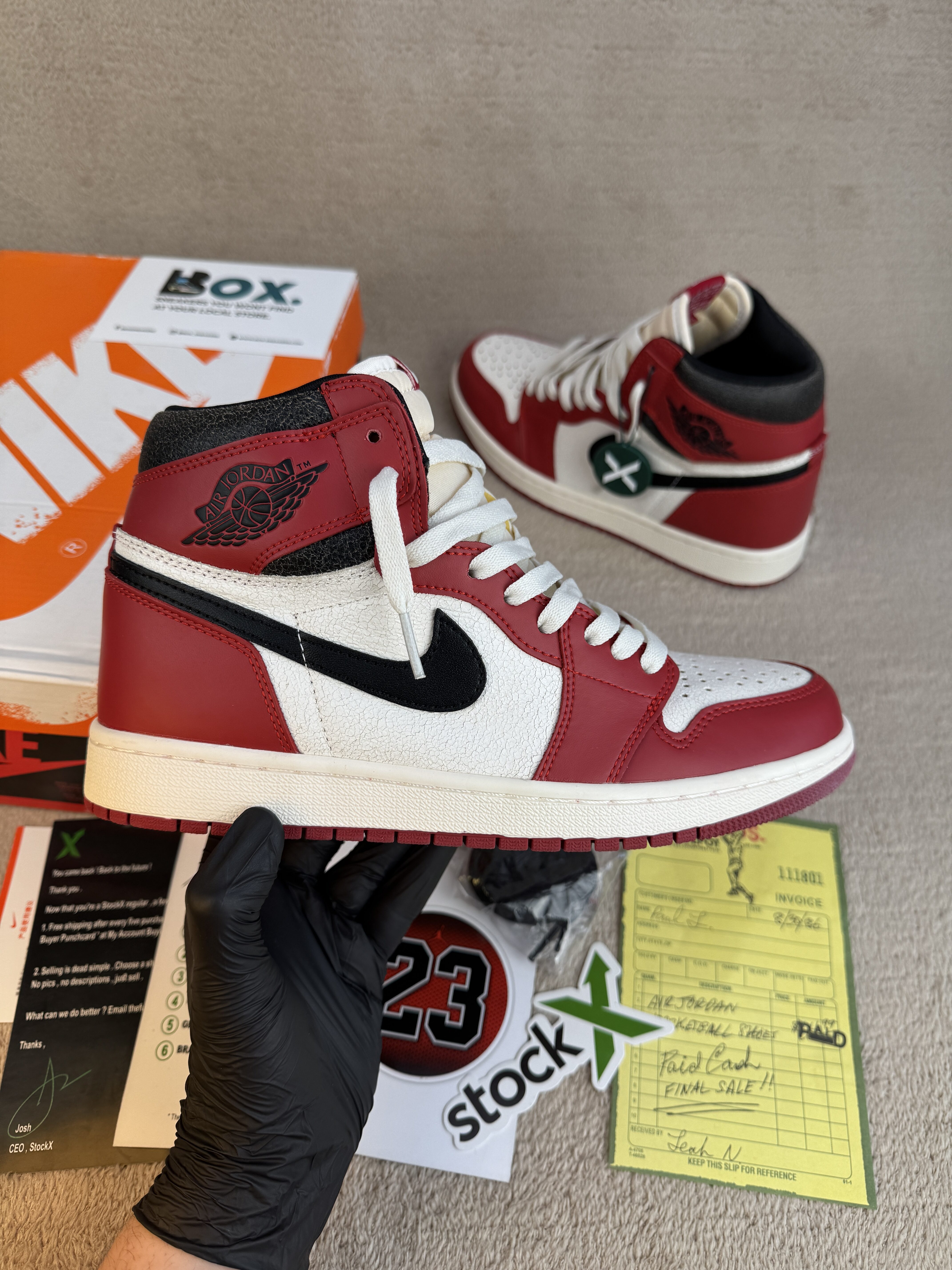 Jordan 1 Retro High OG Chicago Lost and Found - Image 3