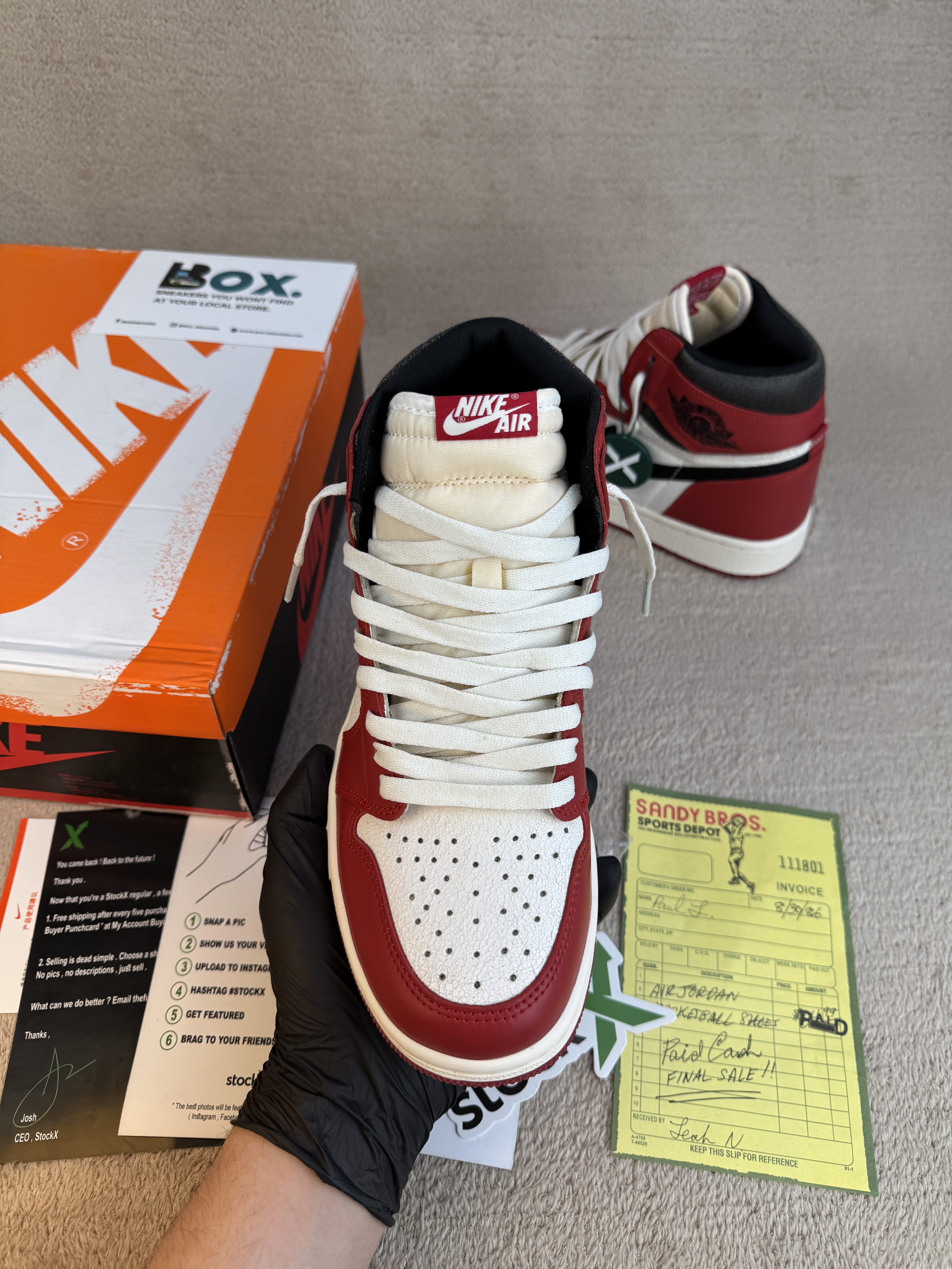 Jordan 1 Retro High OG Chicago Lost and Found - Image 8