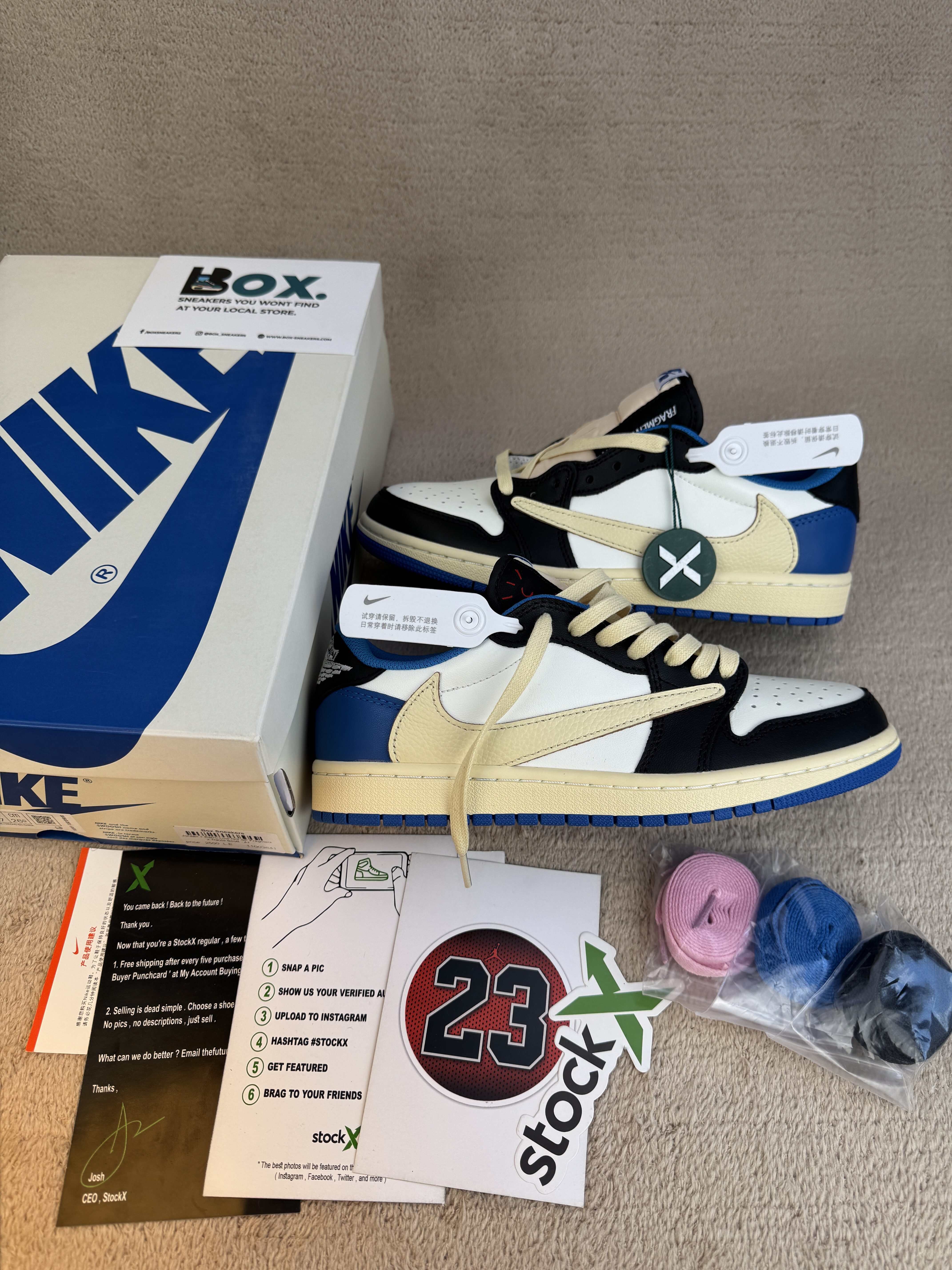 Jordan 1 Retro Low OG SP Fragment x Travis Scott - Image 2