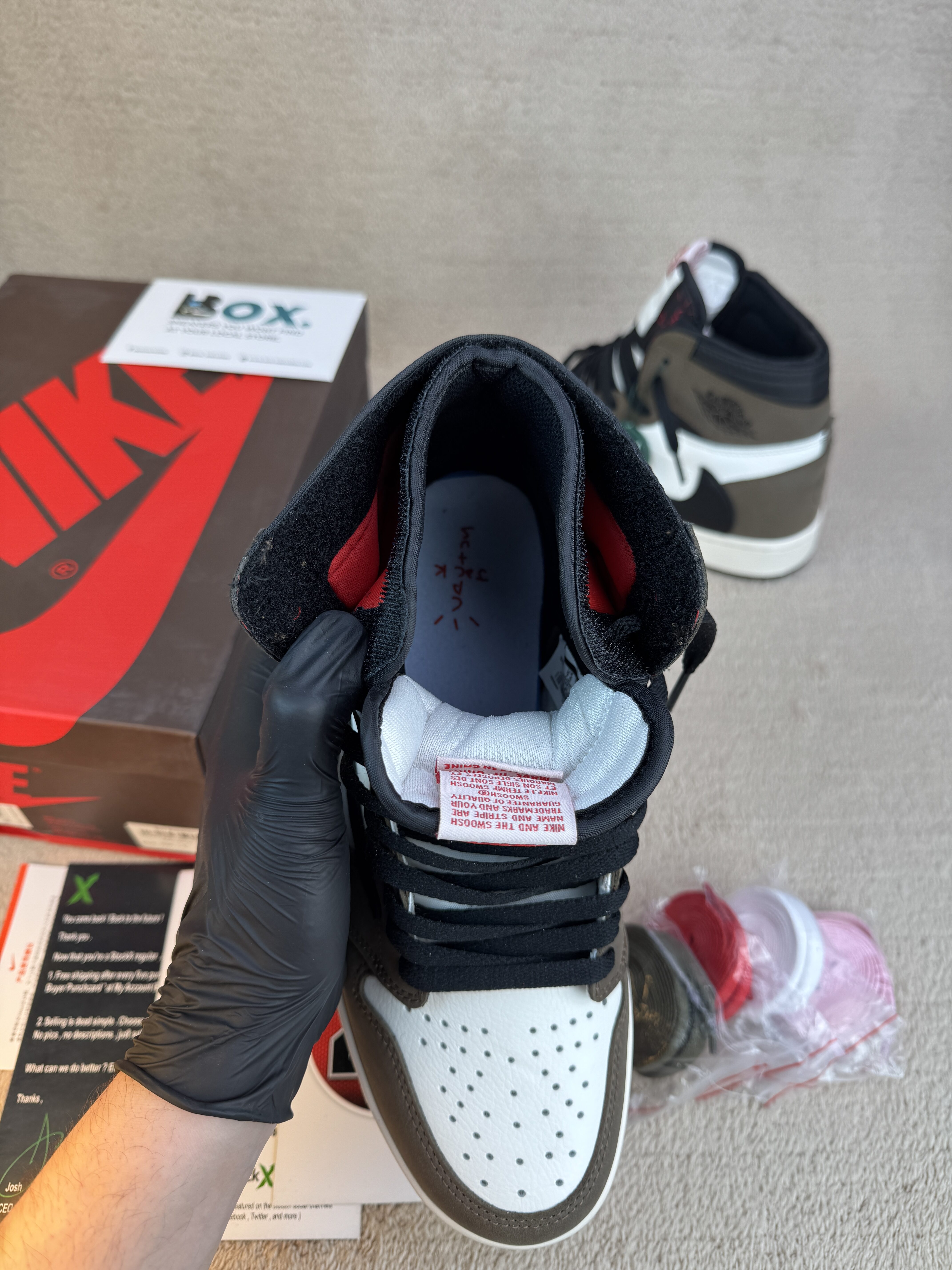 Jordan 1 Retro High OG SP Travis Scott Mocha - Image 10