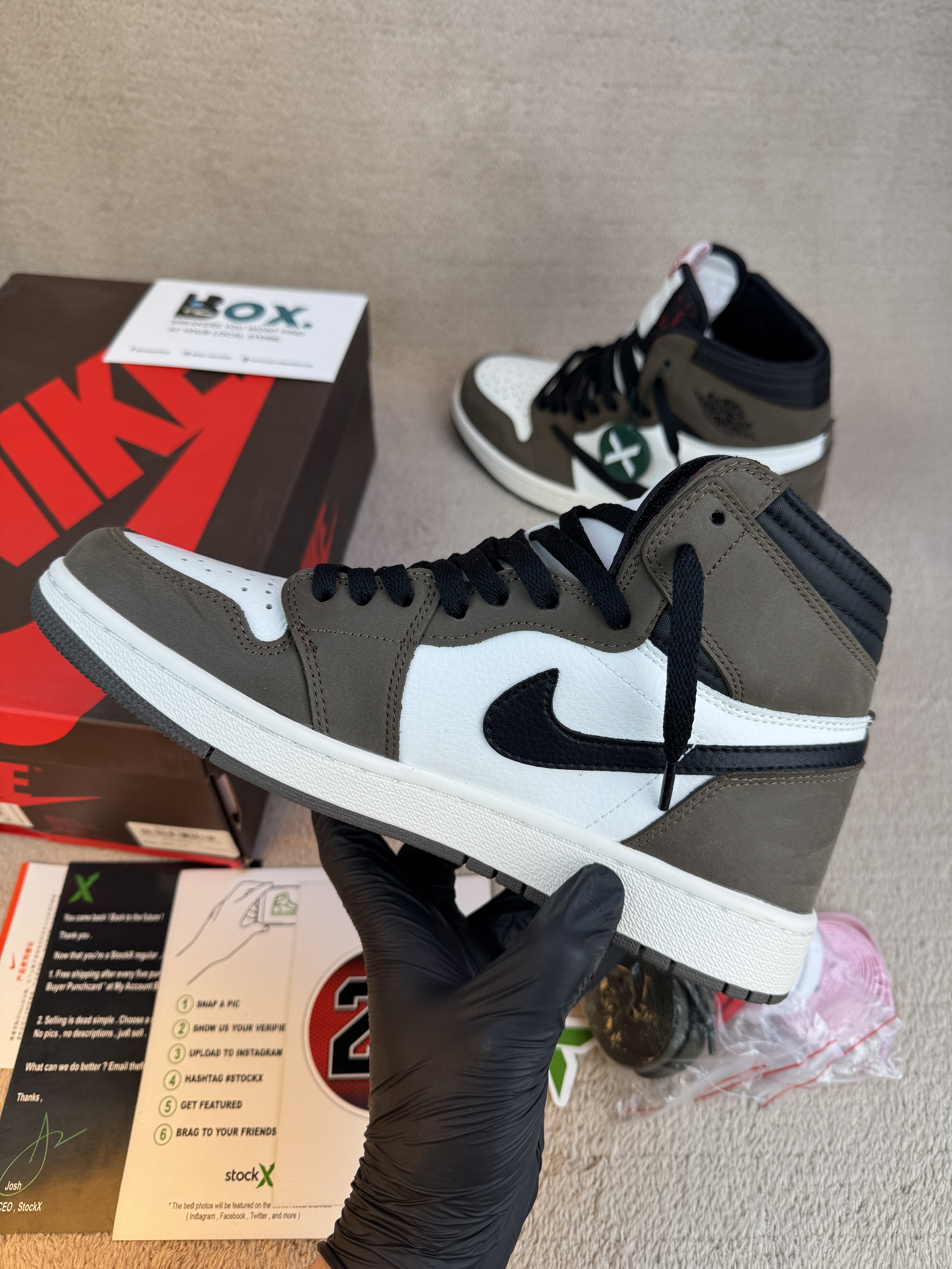 Jordan 1 Retro High OG SP Travis Scott Mocha - Image 13