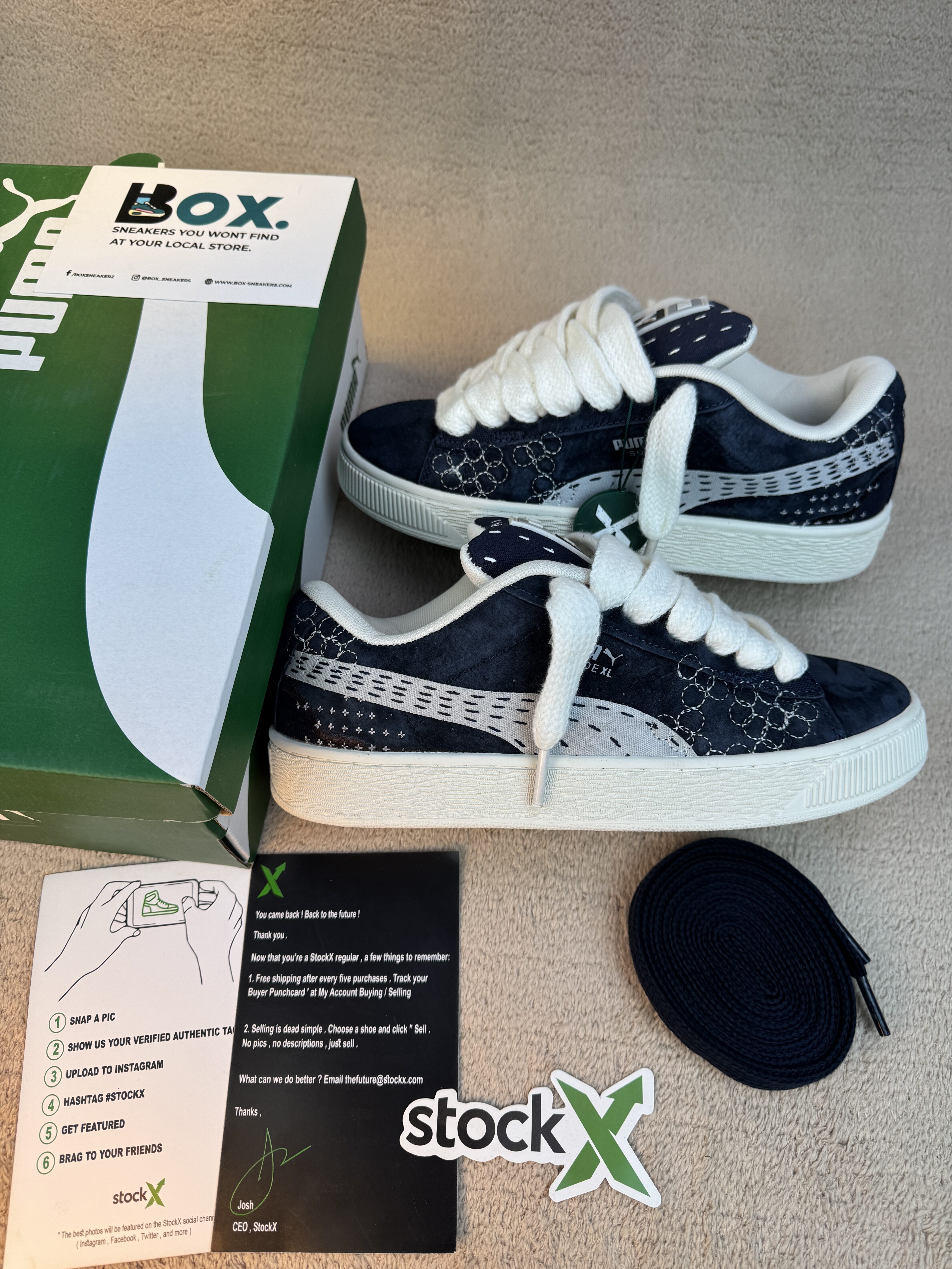 Puma XL Sashiko - New Navy - Image 2