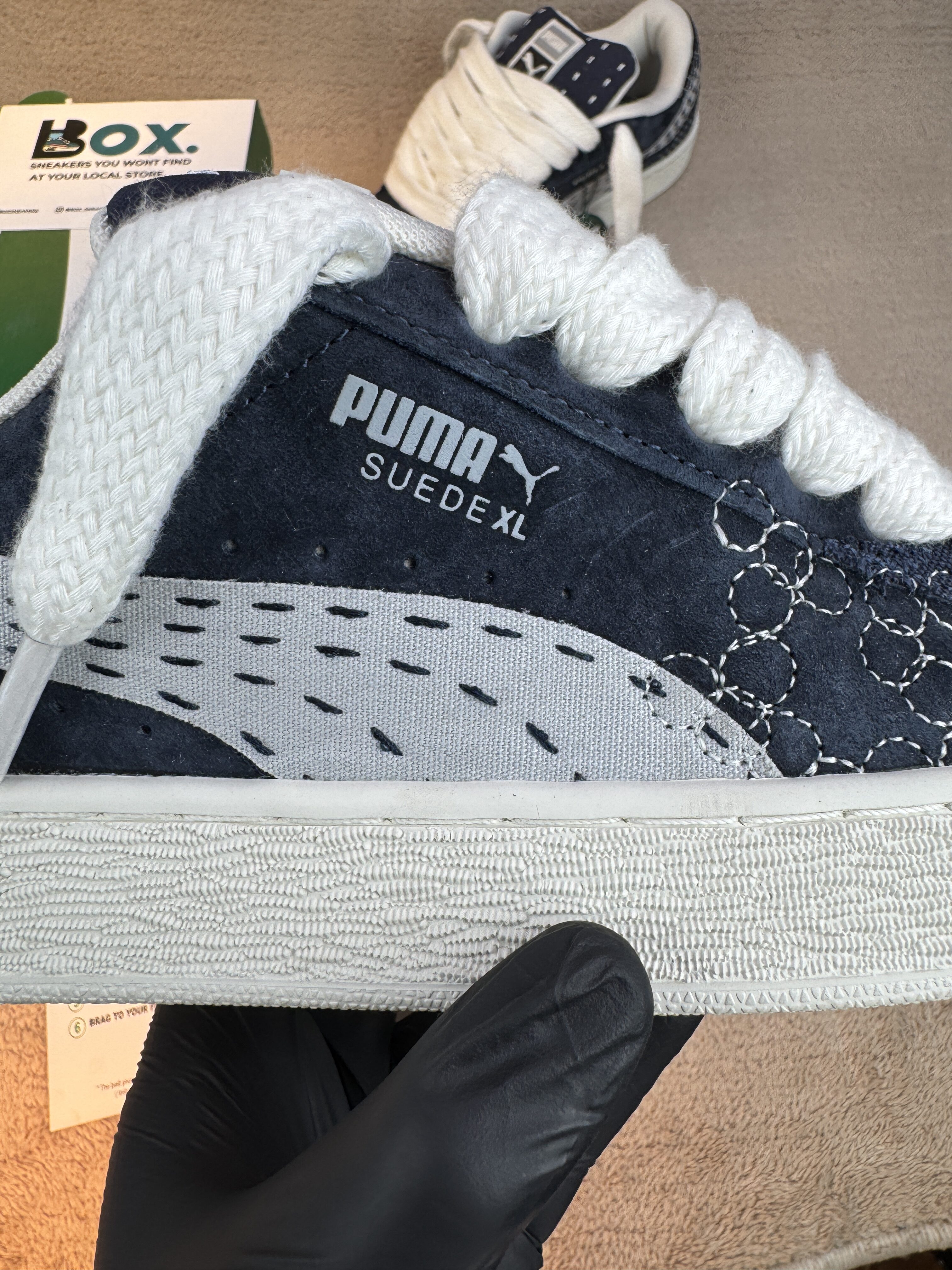 Puma XL Sashiko - New Navy - Image 5