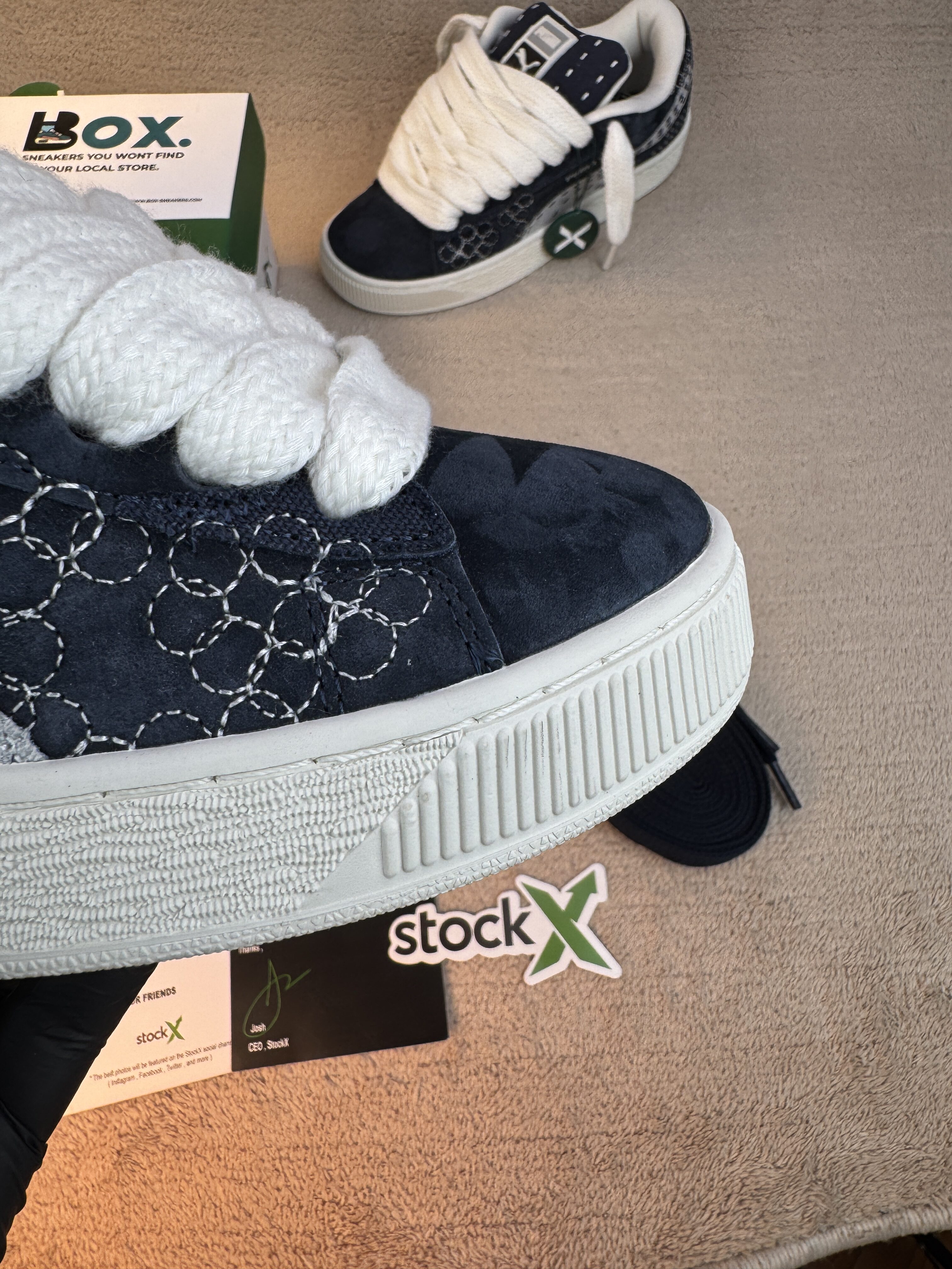 Puma XL Sashiko - New Navy - Image 6