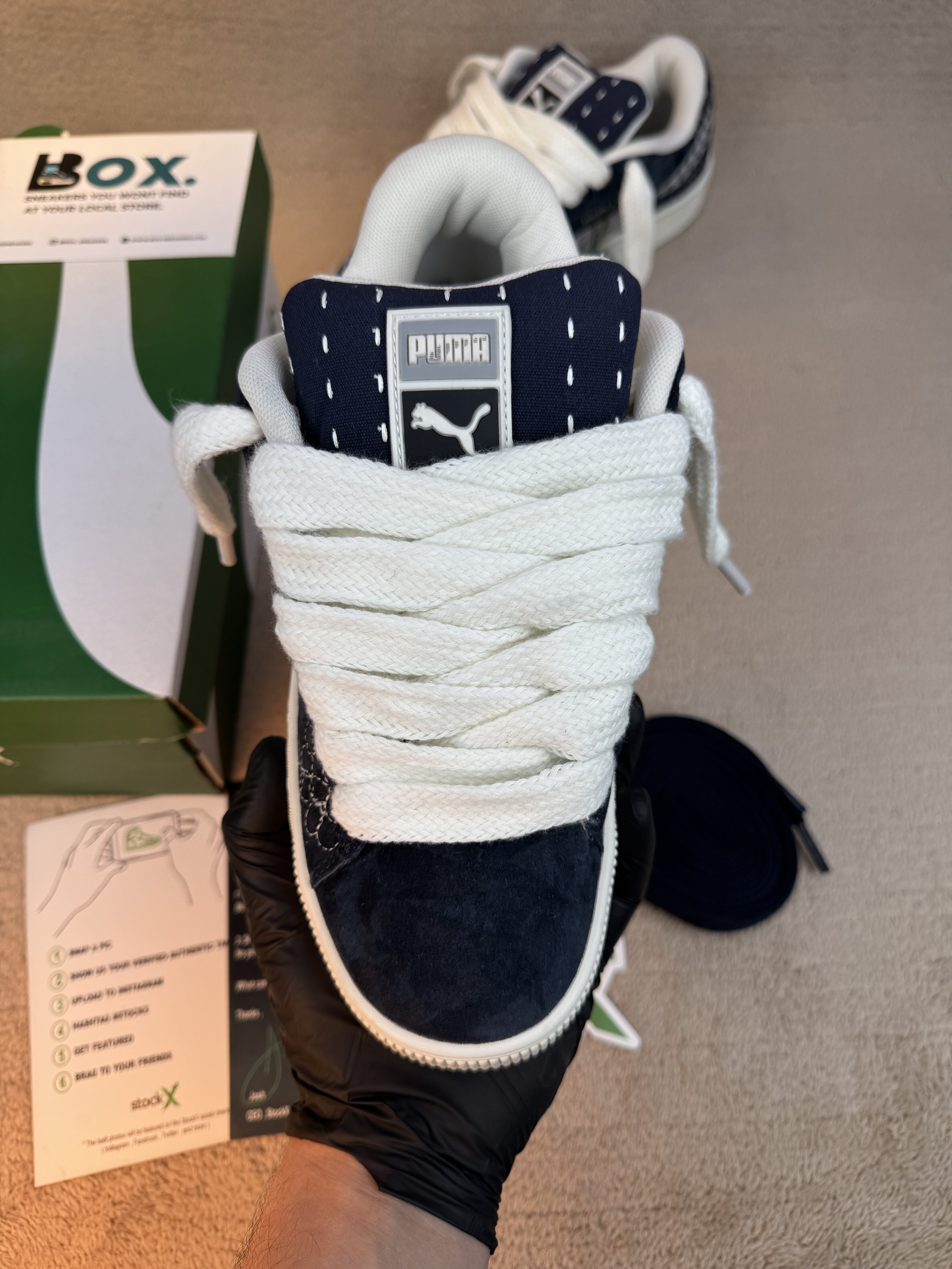 Puma XL Sashiko - New Navy - Image 8