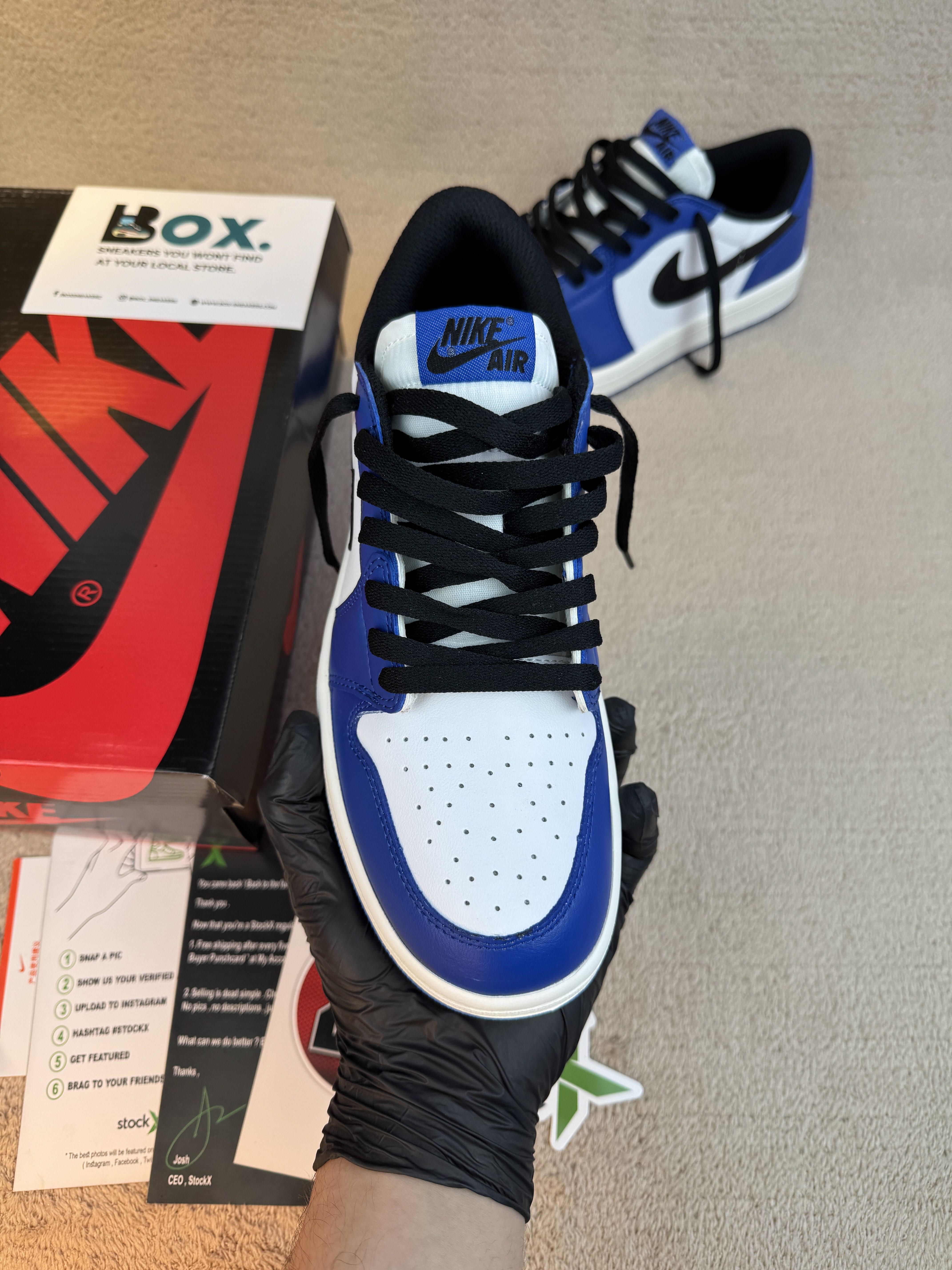 Air Jordan 1 Retro Low OG 'Game Royal' - Image 8