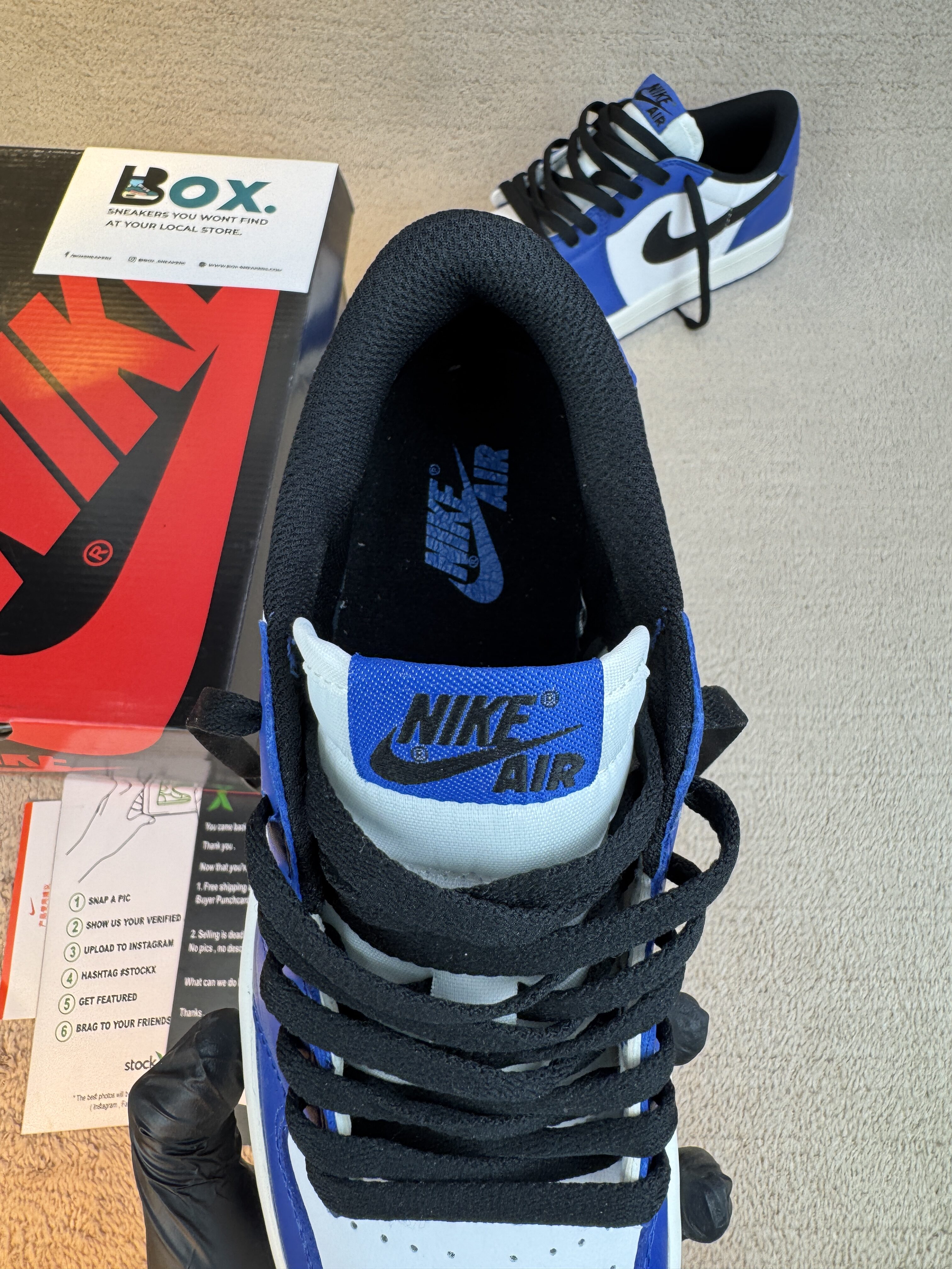 Air Jordan 1 Retro Low OG 'Game Royal' - Image 9