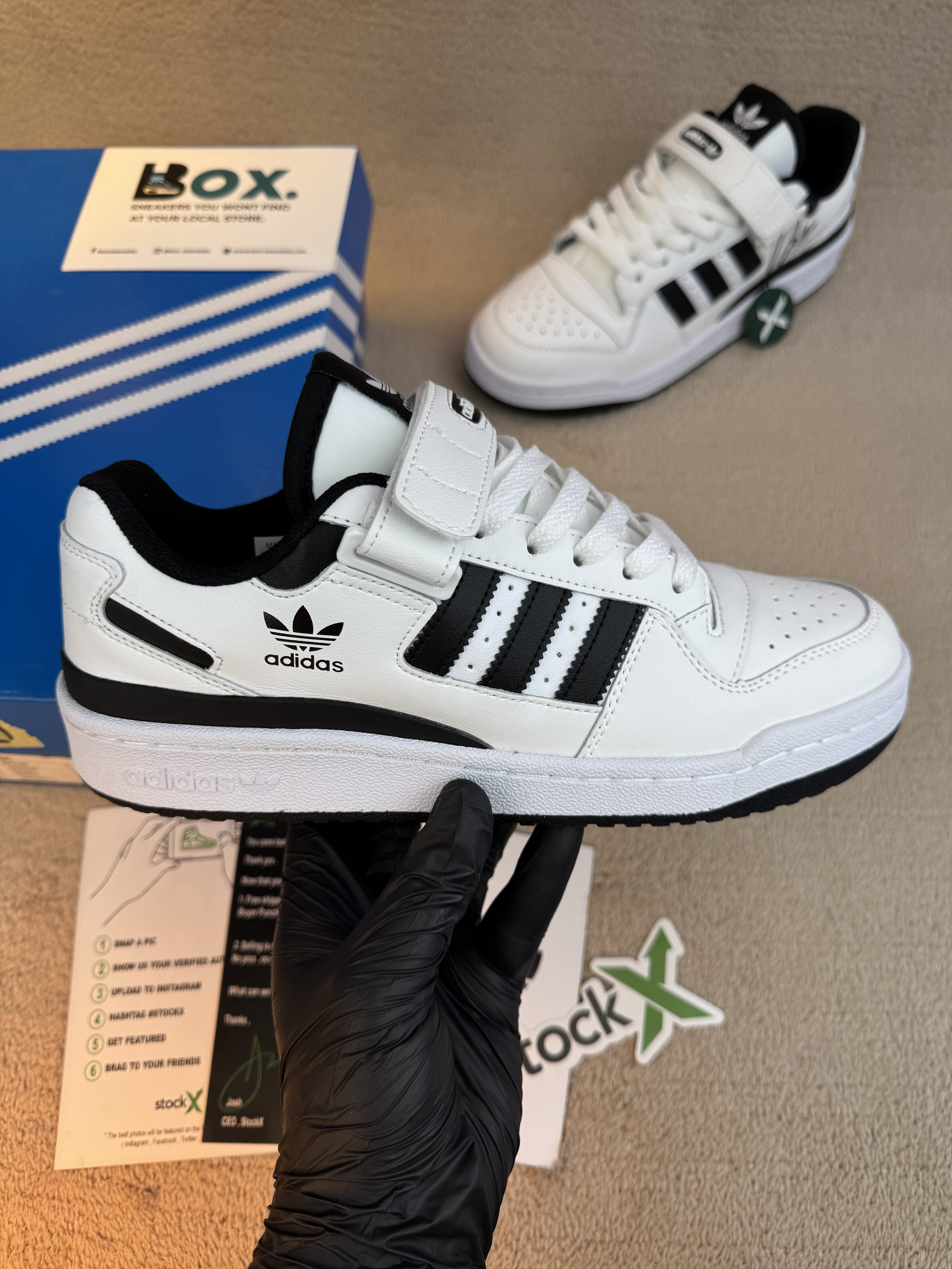 adidas Forum Low 'White Black' - Image 3