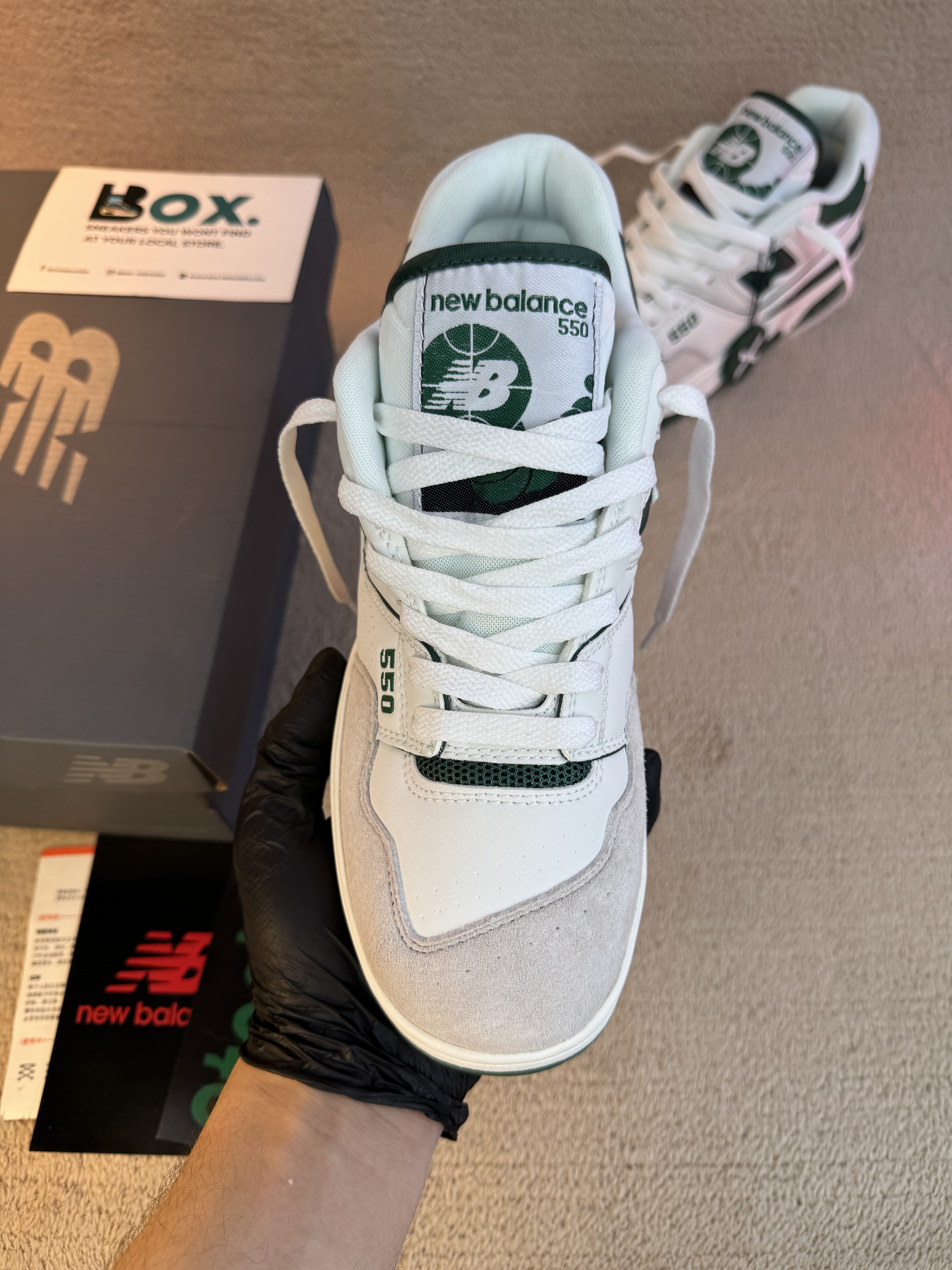 New Balance 550 'White Green' - Image 8