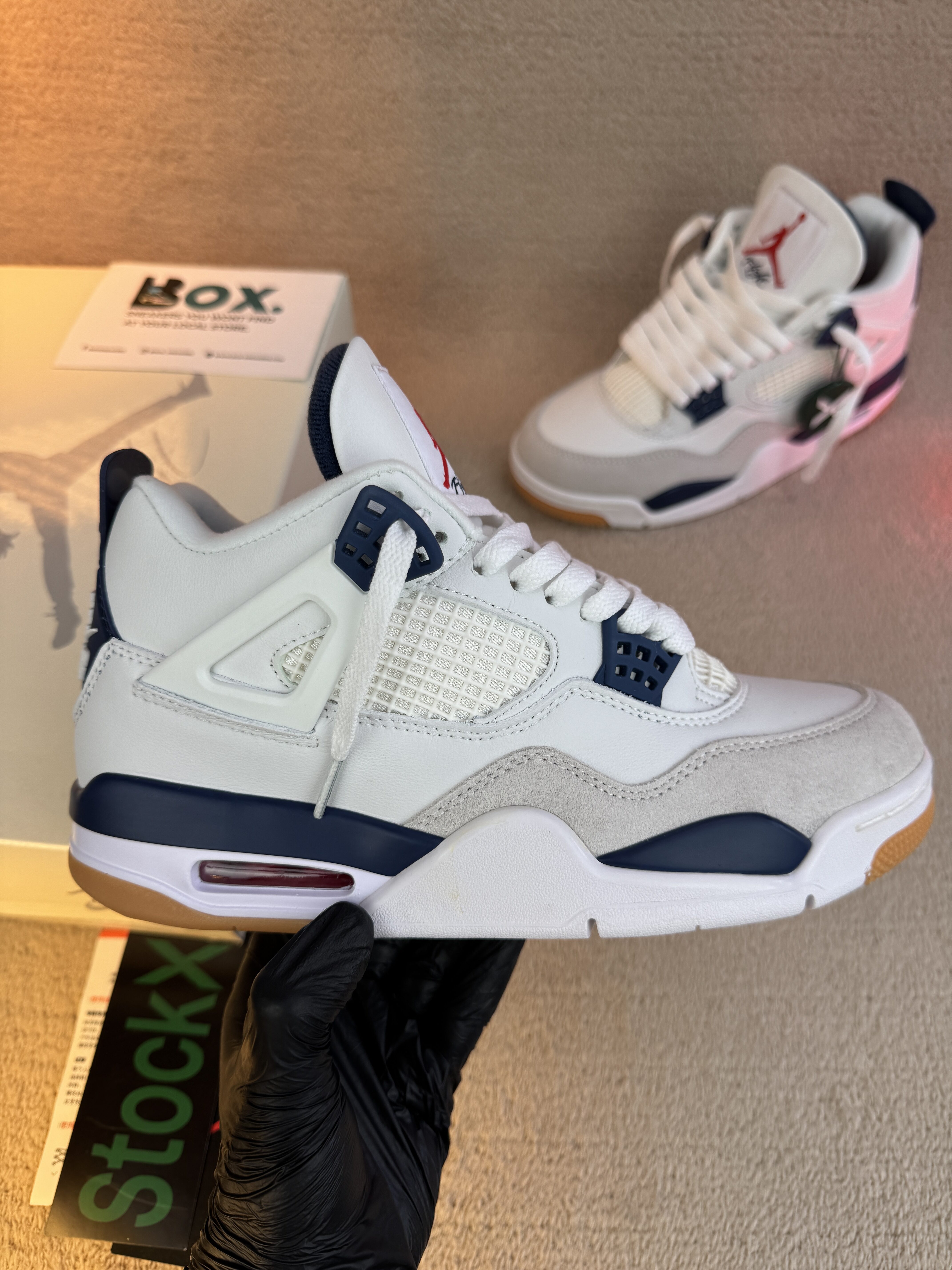 Jordan 4 Retro SB Navy - Image 3