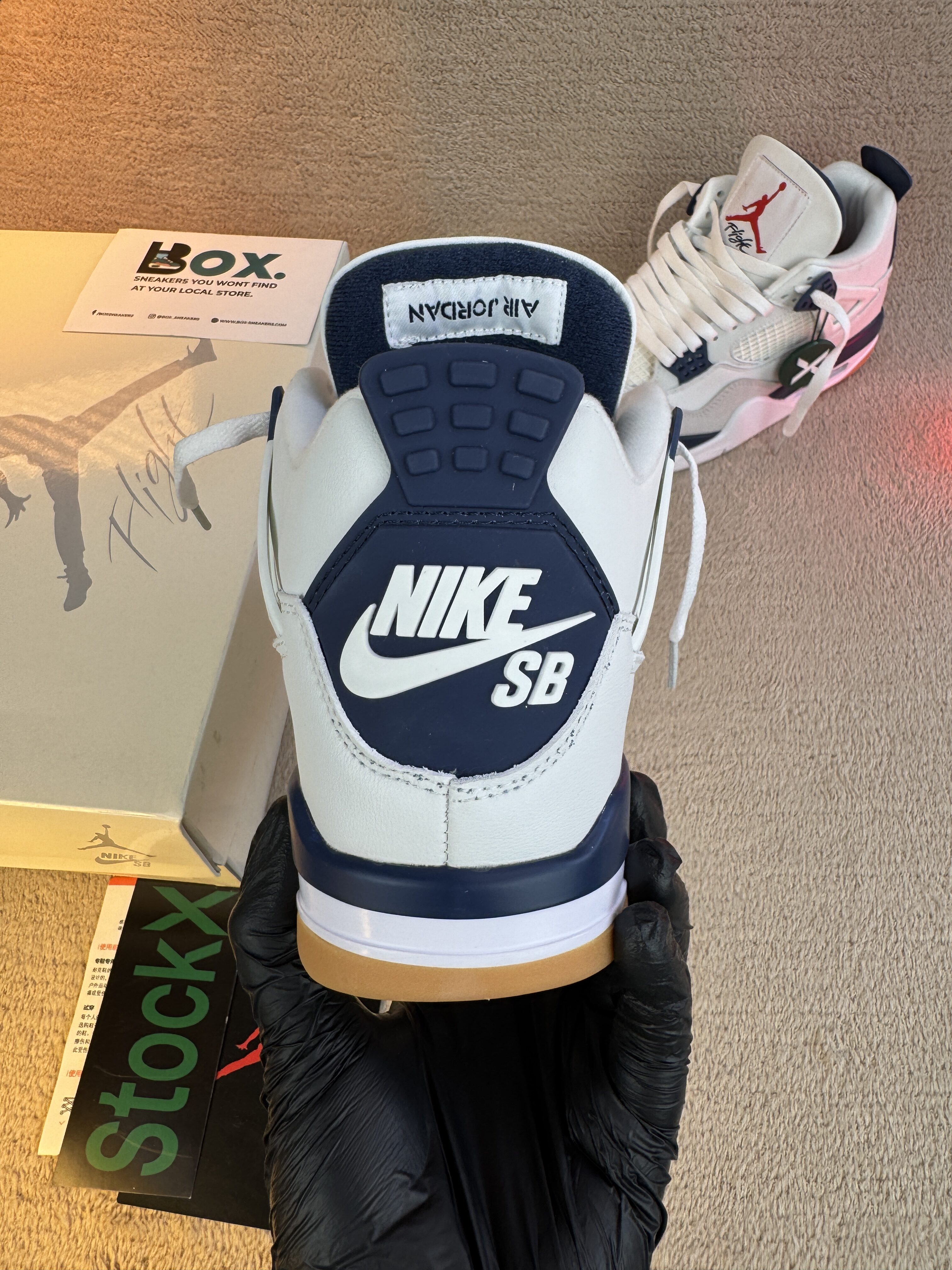 Jordan 4 Retro SB Navy - Image 11