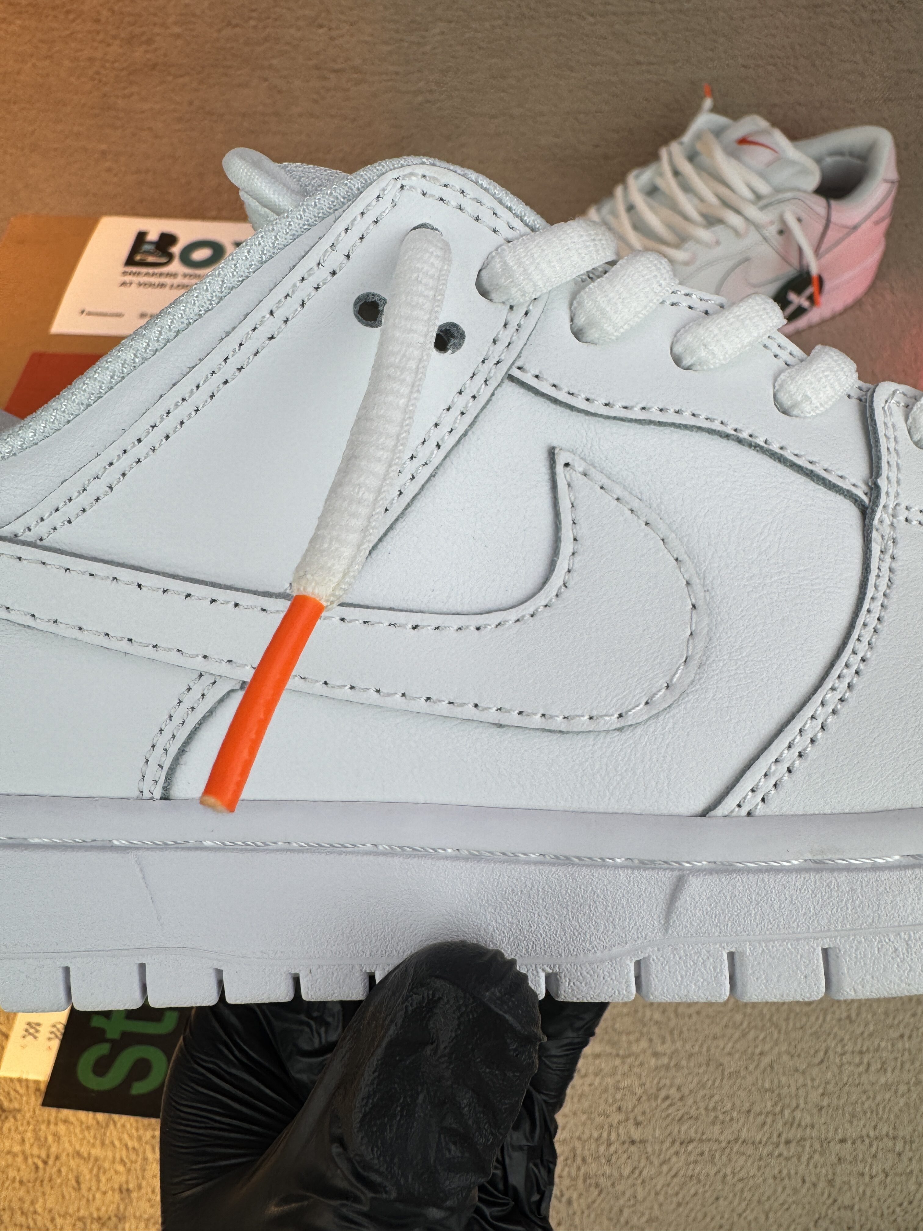 Nike SB Dunk Low Pro Triple White - Image 5