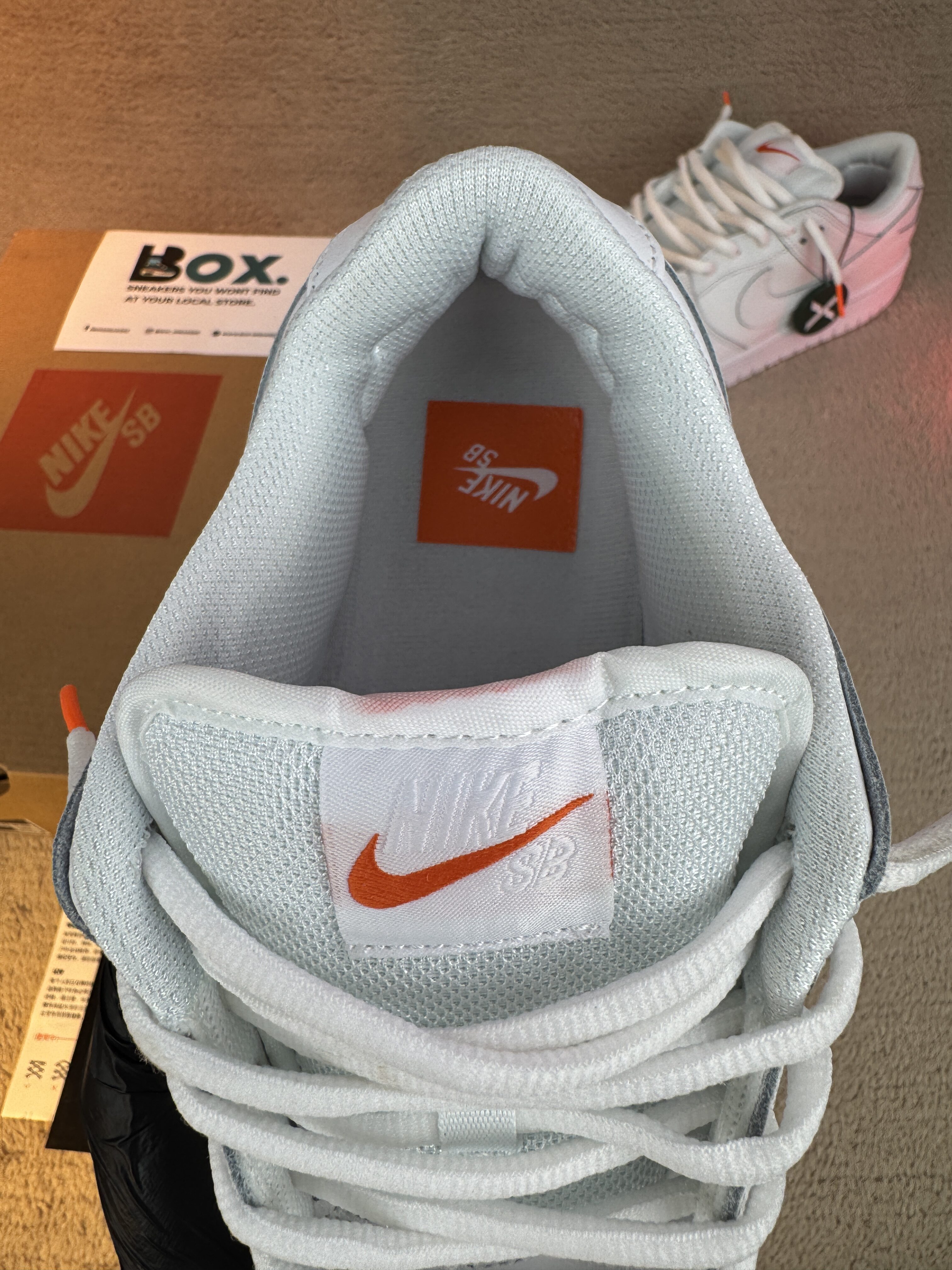 Nike SB Dunk Low Pro Triple White - Image 9