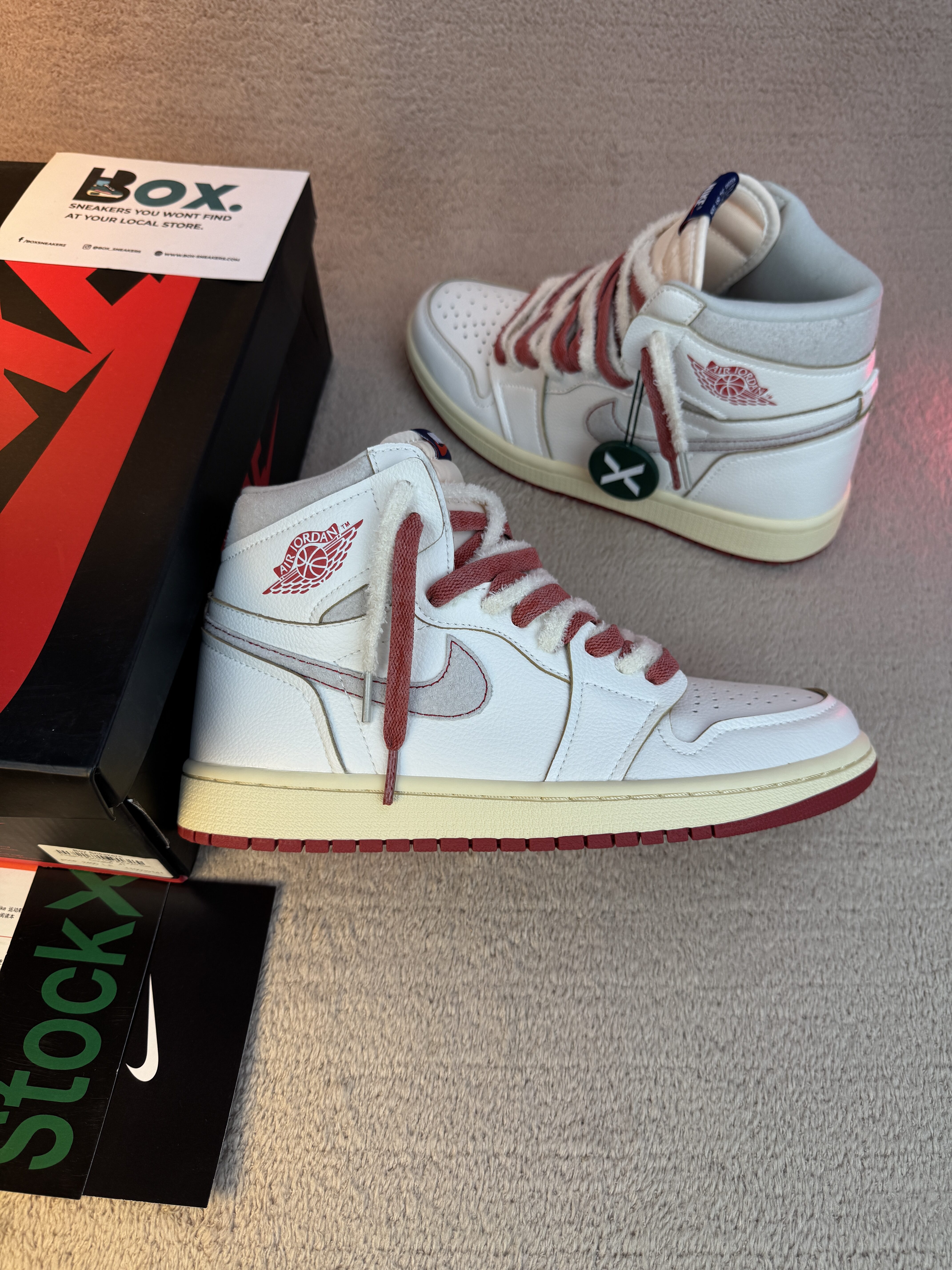 Jordan 1 Retro High Rare Air Sail Cinnabar - Image 2