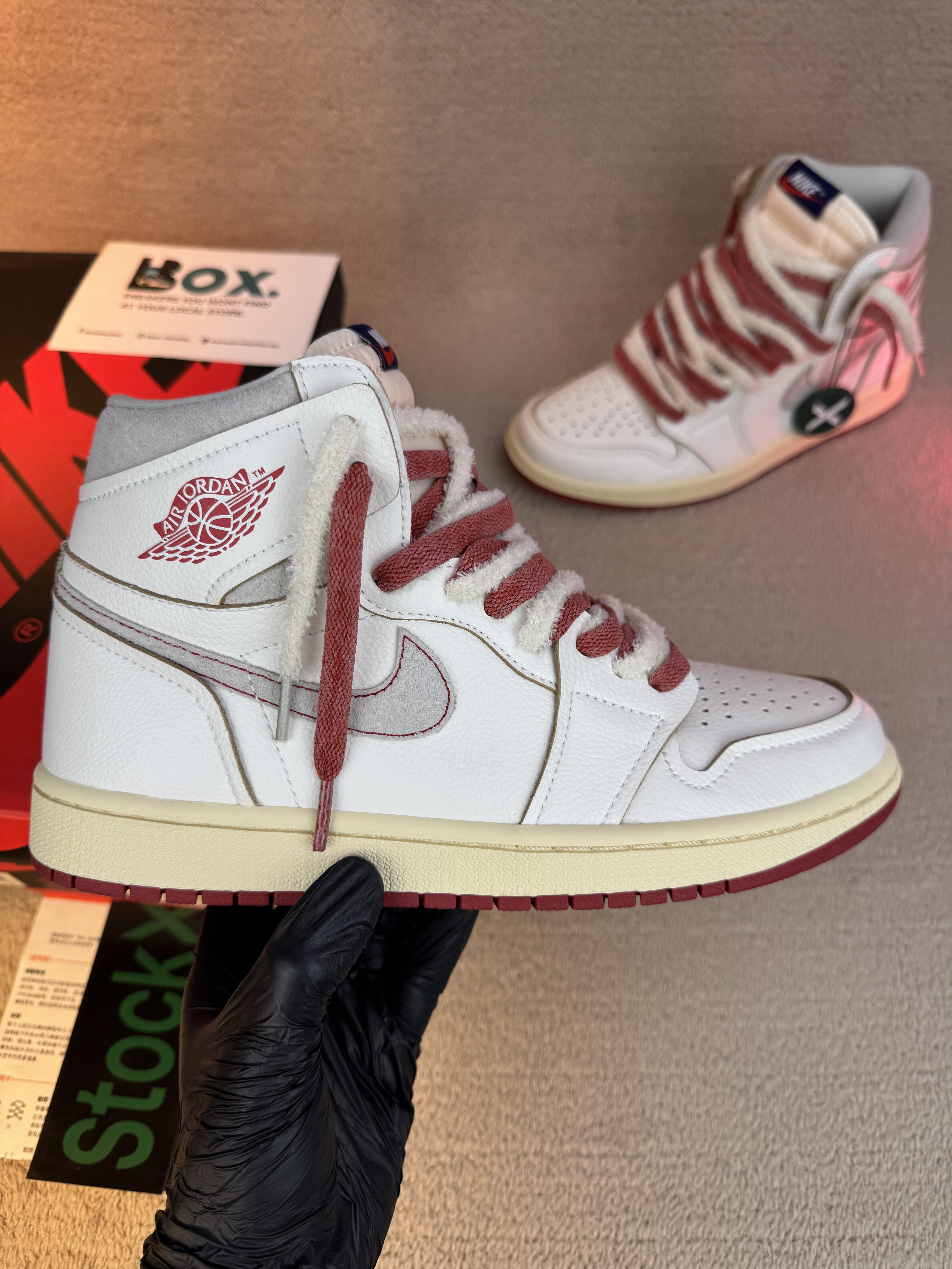 Jordan 1 Retro High Rare Air Sail Cinnabar - Image 3