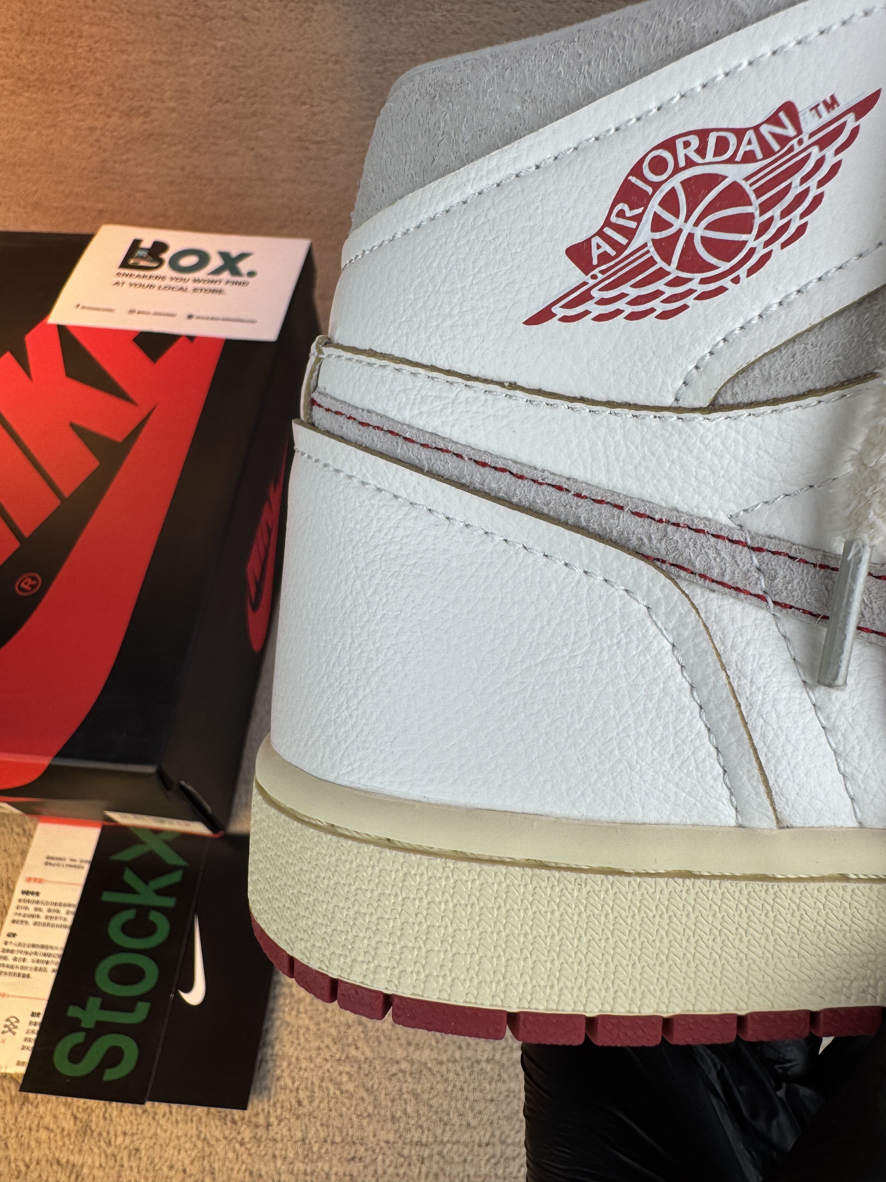 Jordan 1 Retro High Rare Air Sail Cinnabar - Image 4