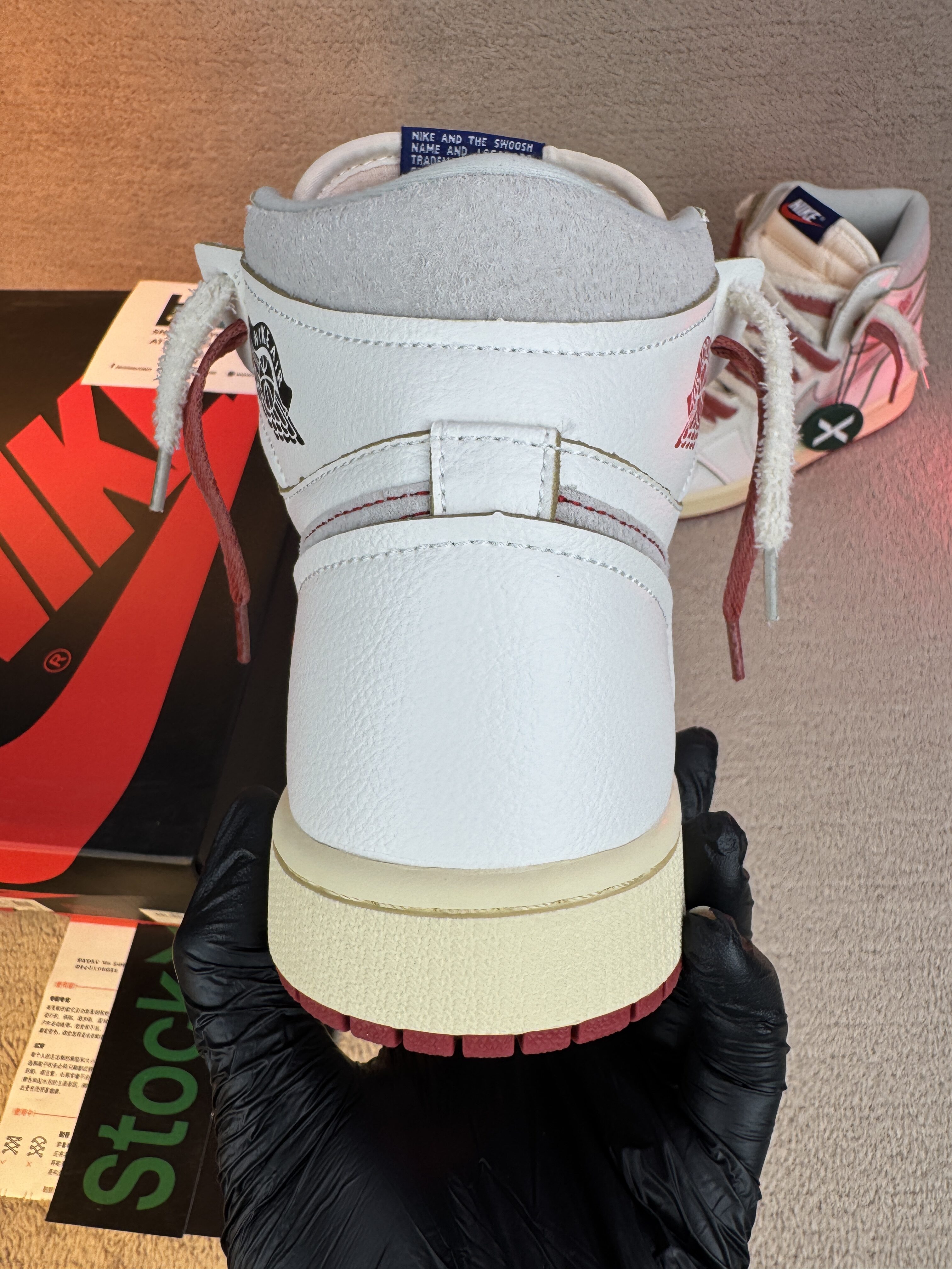Jordan 1 Retro High Rare Air Sail Cinnabar - Image 9