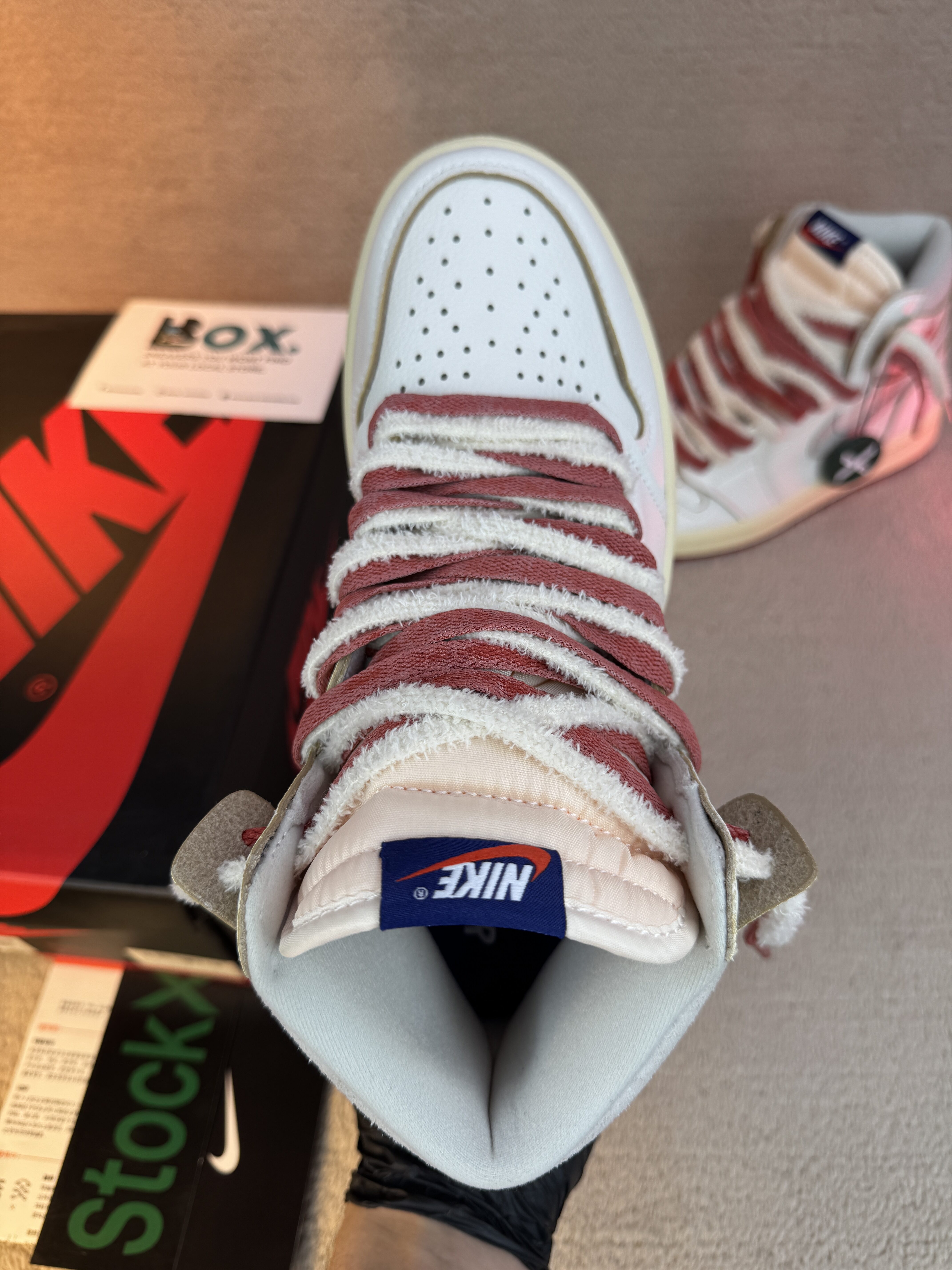 Jordan 1 Retro High Rare Air Sail Cinnabar - Image 10