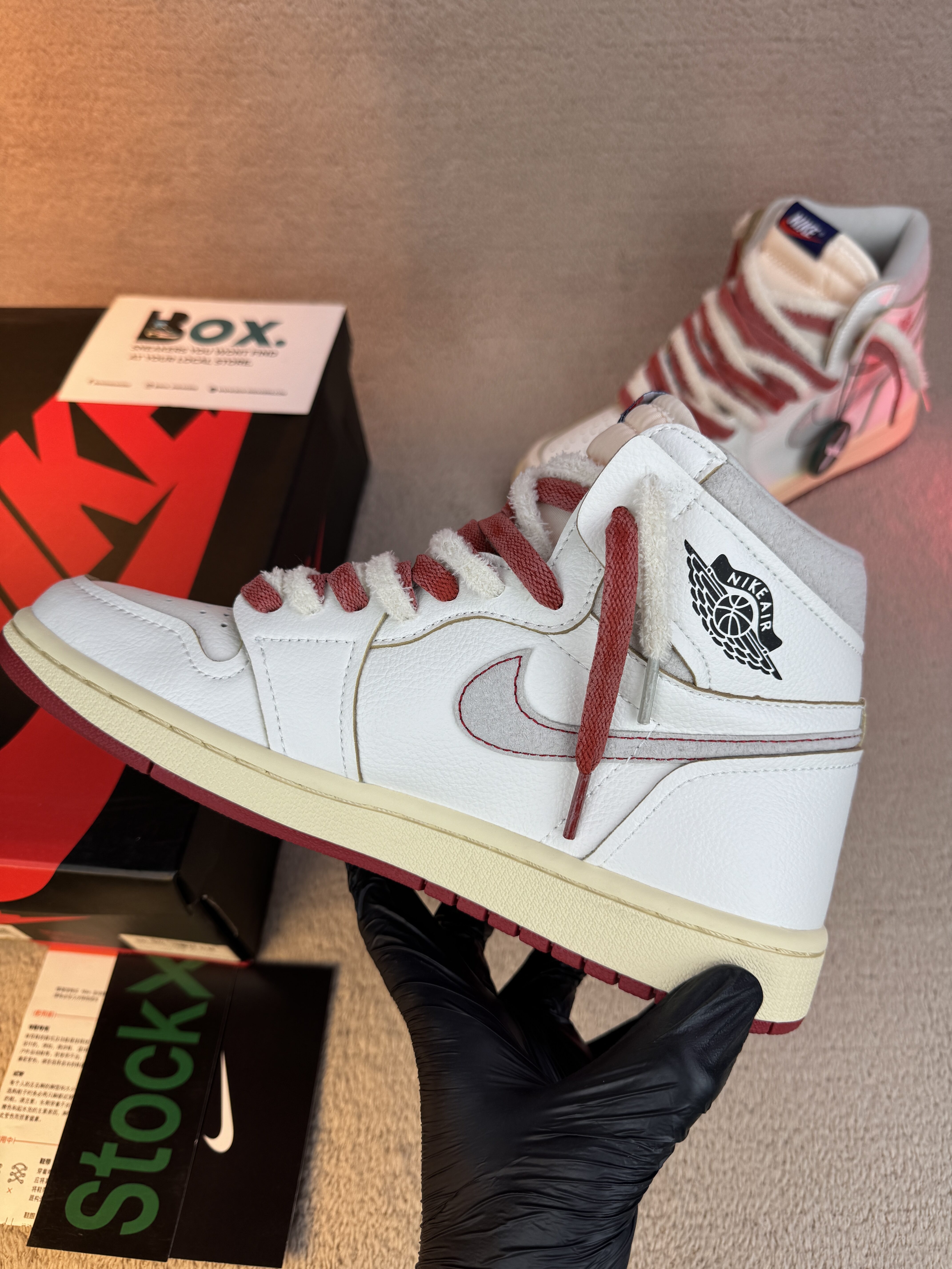 Jordan 1 Retro High Rare Air Sail Cinnabar - Image 11