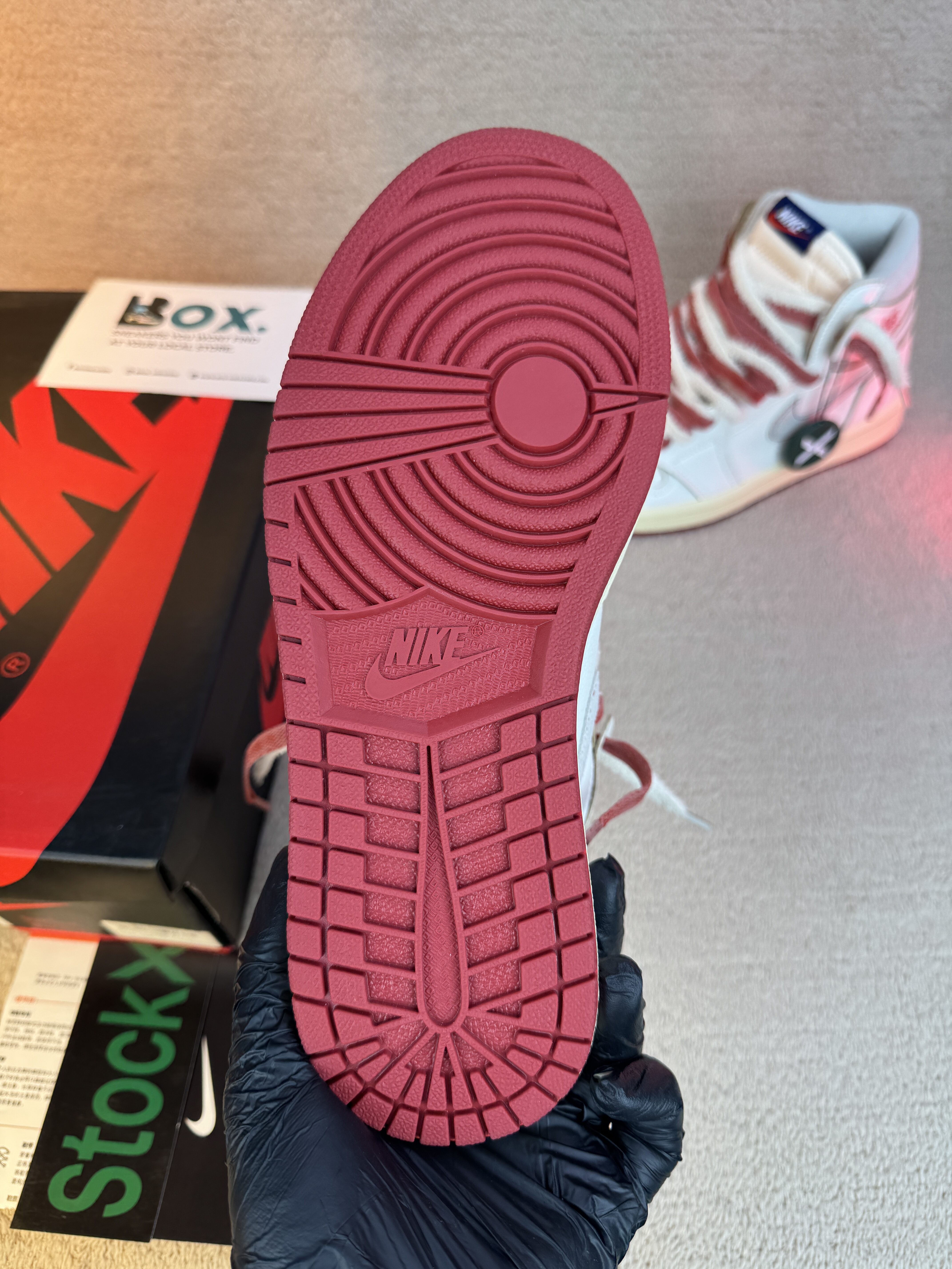 Jordan 1 Retro High Rare Air Sail Cinnabar - Image 13