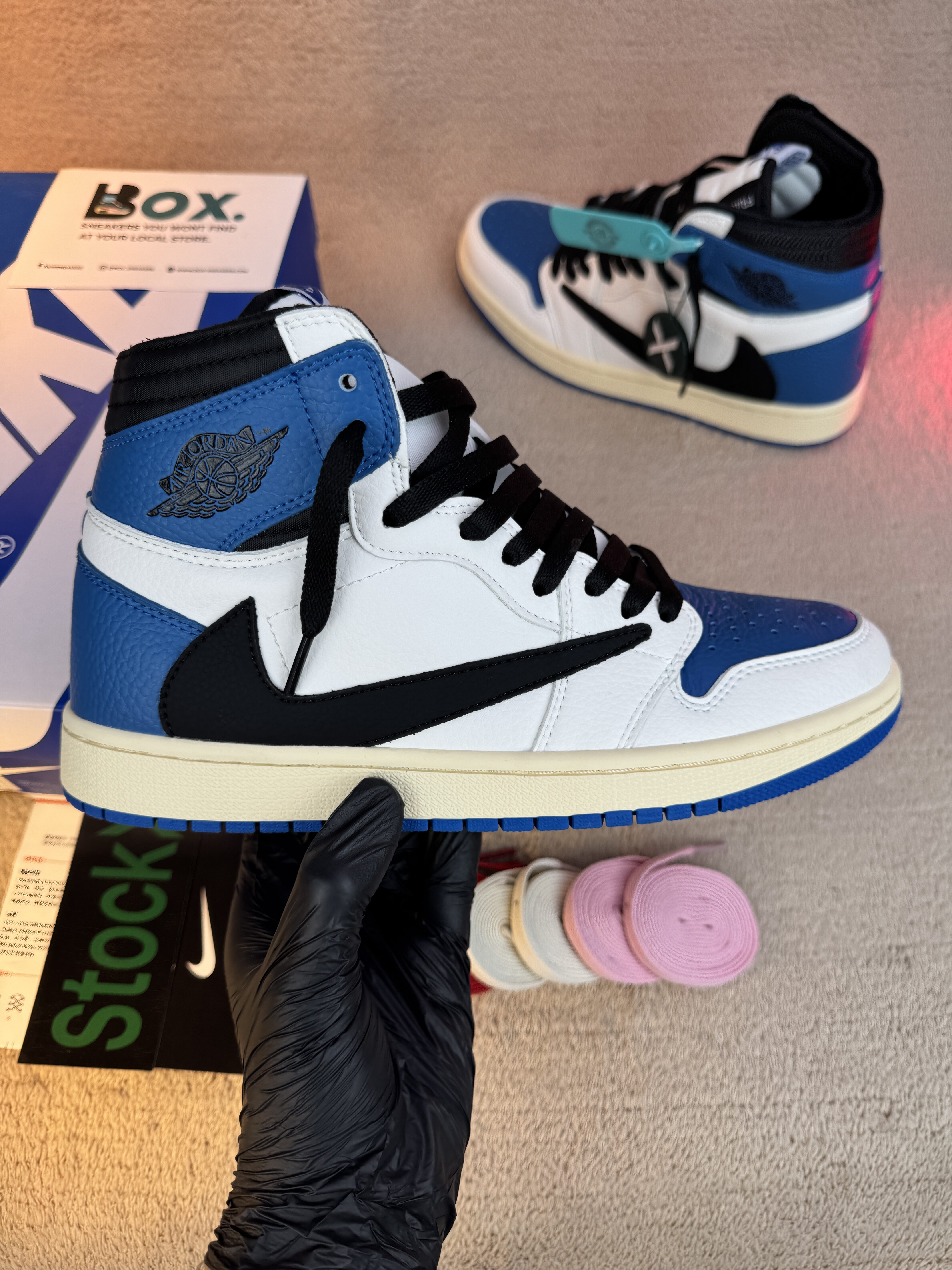 Jordan 1 Retro High OG SP Fragment x Travis Scott - Image 3